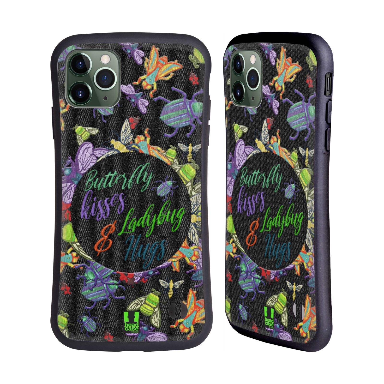 HEAD CASE DESIGNS GESTICKTER DRUCK ZITATE HYBRID HUELLE FÜR APPLE iPHONES HANDYS - Bild 11 von 12