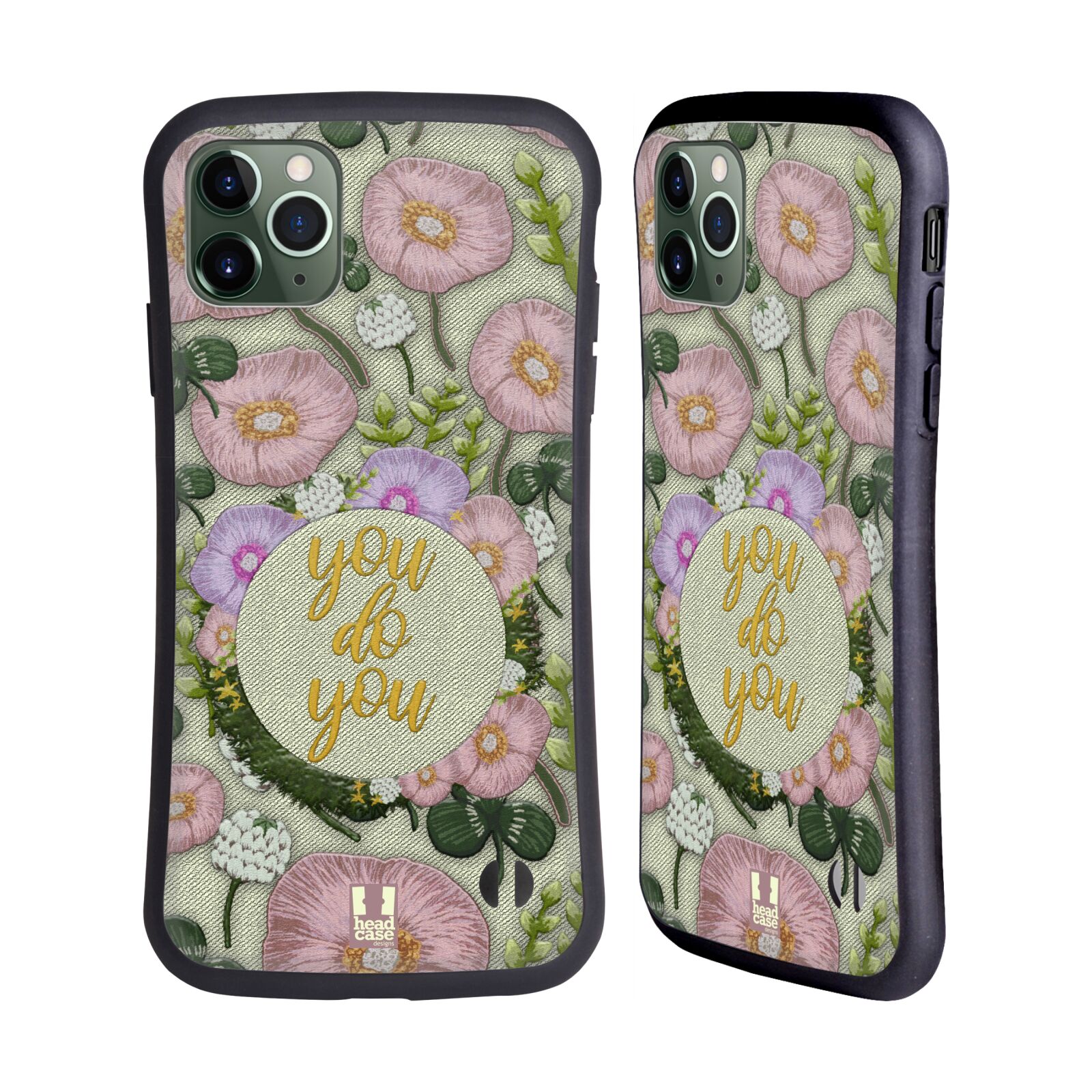 HEAD CASE DESIGNS GESTICKTER DRUCK ZITATE HYBRID HUELLE FÜR APPLE iPHONES HANDYS - Bild 9 von 12