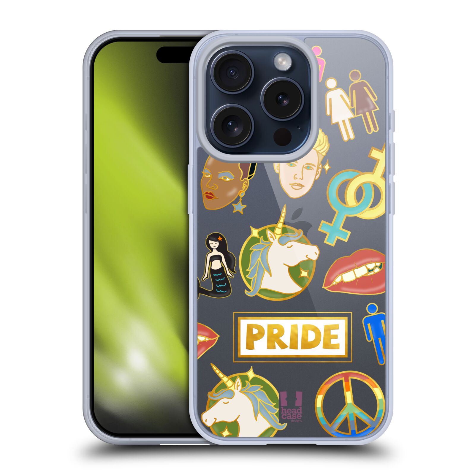 HEAD CASE PRIDE ENAMEL PRINTS ÉTUI COQUE EN GEL POUR APPLE iPHONE TÉLÉPHONES - Foto 9 di 10
