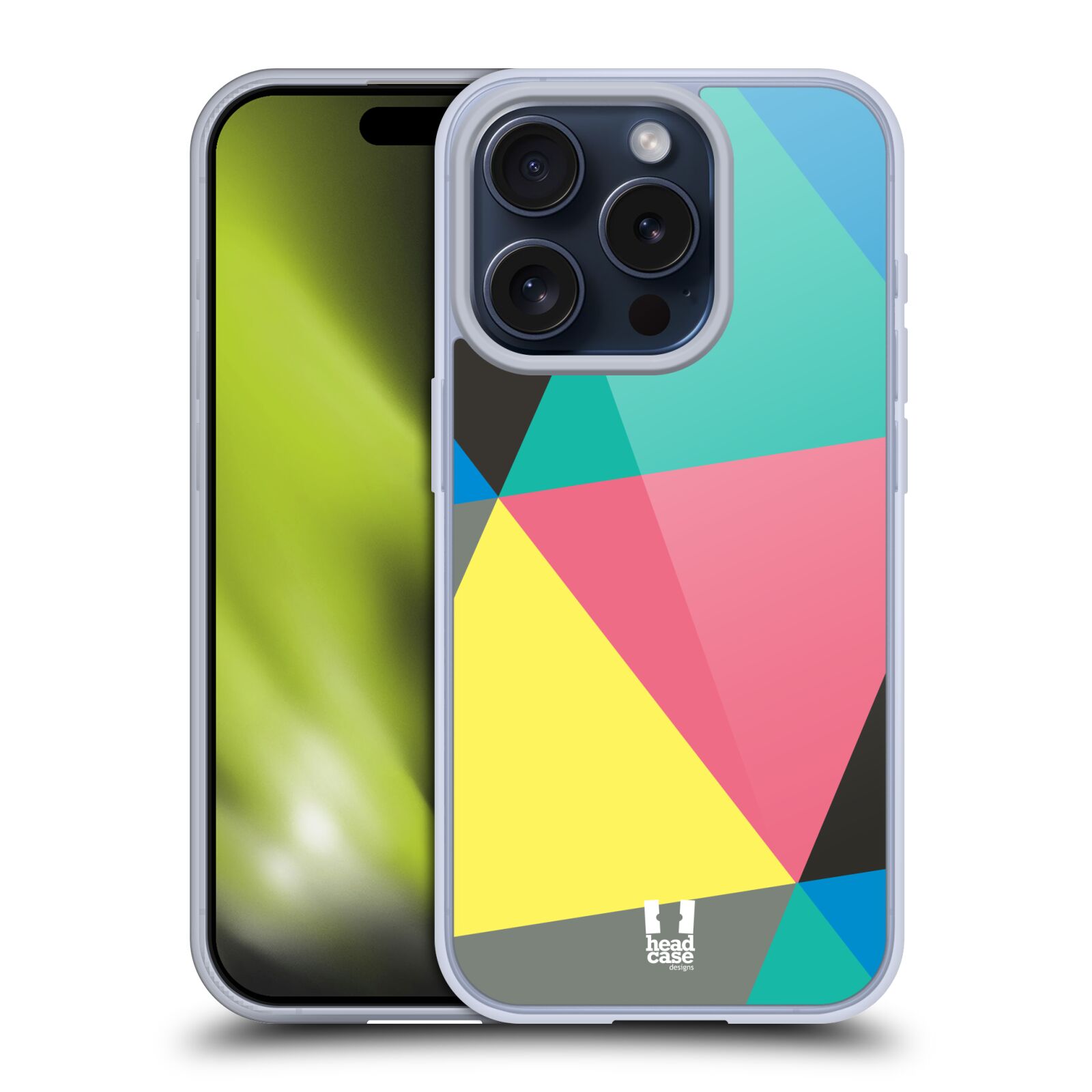 HEAD CASE DESIGNS PRISMATIC TRIANGLES SOFT GEL CASE FOR APPLE iPHONE PHONES - Picture 12 of 14