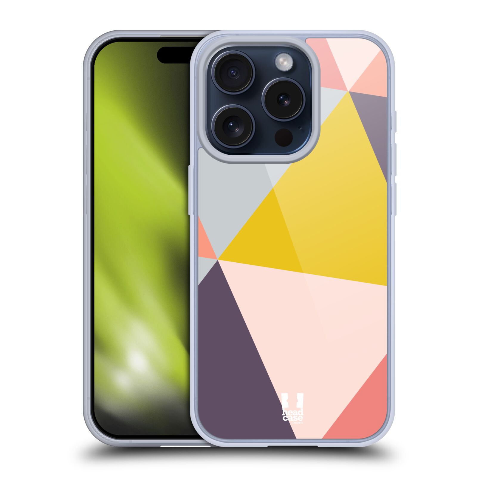 HEAD CASE DESIGNS PRISMATIC TRIANGLES SOFT GEL CASE FOR APPLE iPHONE PHONES - Picture 11 of 14