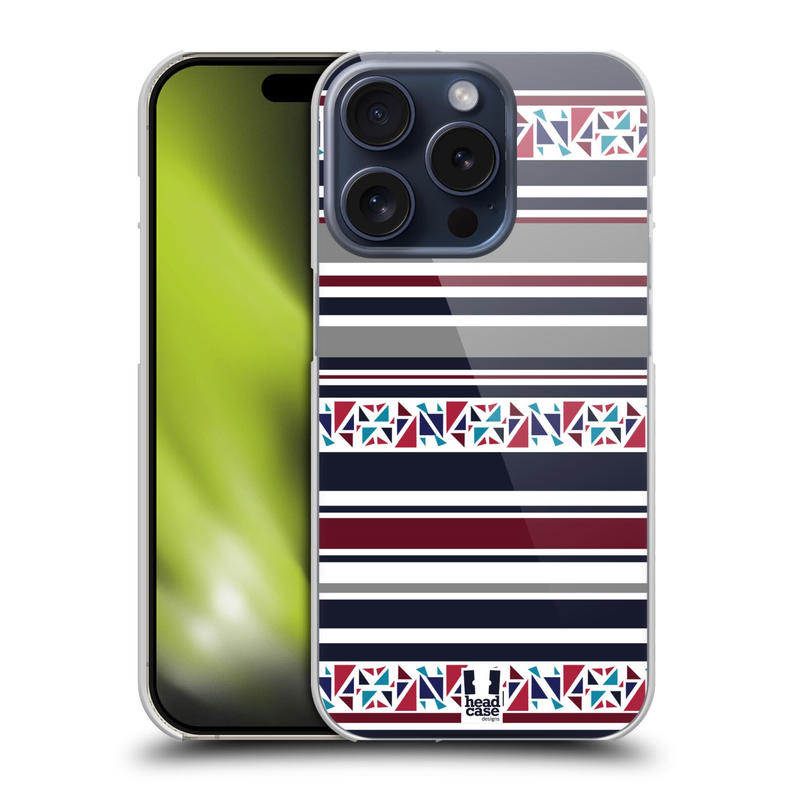 HEAD CASE DESIGNS PRINTED STRIPES HARD BACK CASE FOR APPLE iPHONE PHONES - Picture 10 of 12