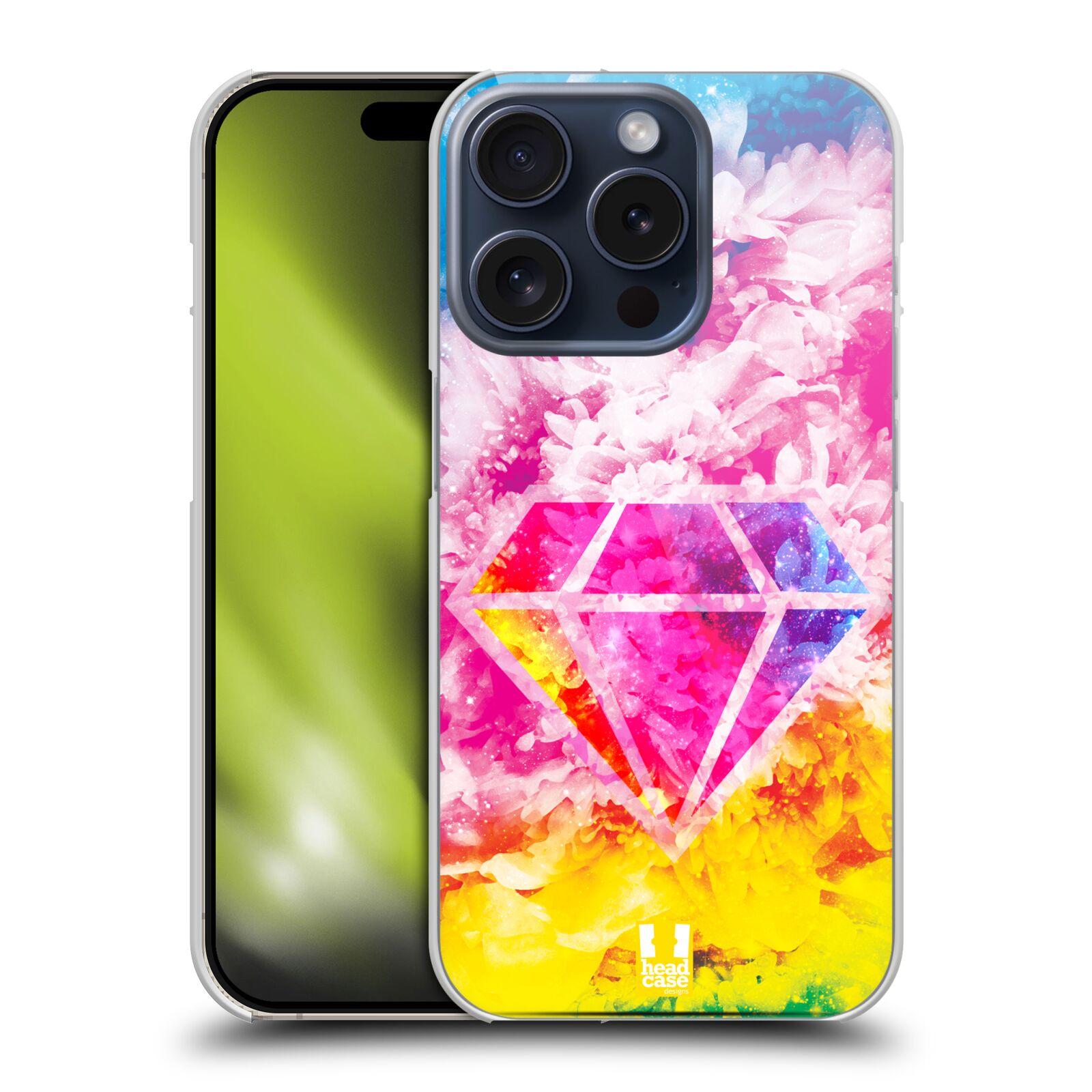 HEAD CASE DESIGNS COLOURFUL FLORALS HARD BACK CASE FOR APPLE iPHONE PHONES - Picture 9 of 12