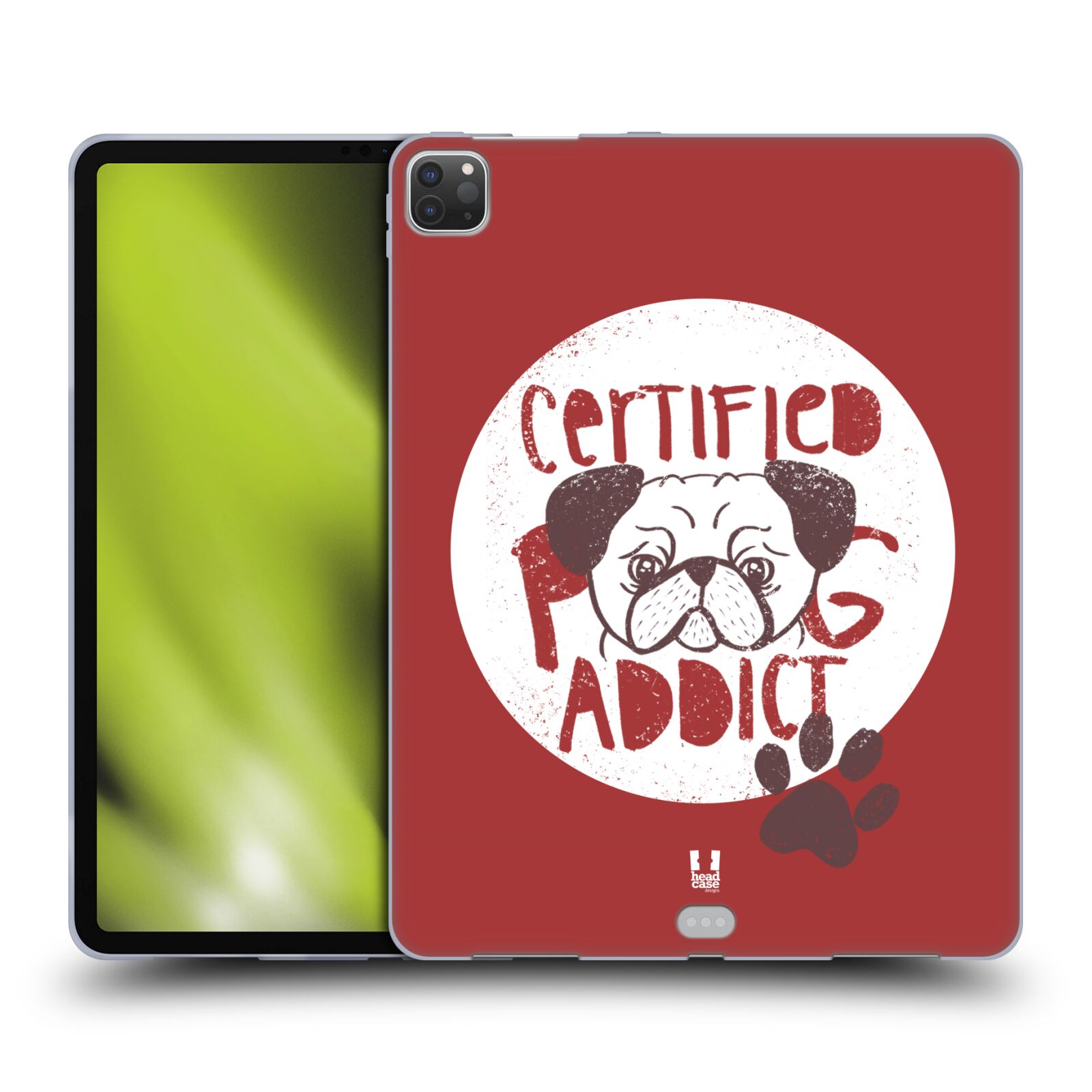 HEAD CASE DESIGNS PUG PRINTS SOFT GEL CASE FOR APPLE SAMSUNG KINDLE - Picture 11 of 12