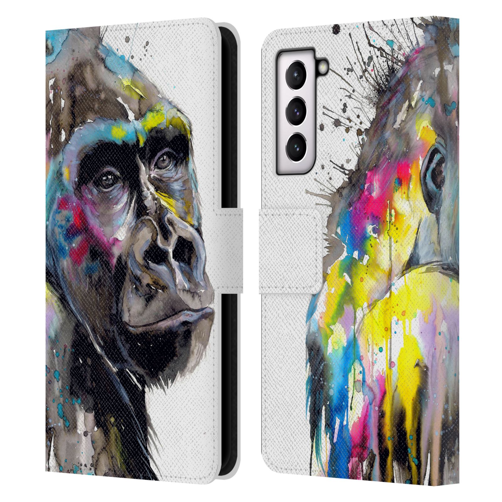 OFFICIAL PIXIE COLD ANIMALS LEATHER BOOK WALLET CASE FOR SAMSUNG PHONES 4
