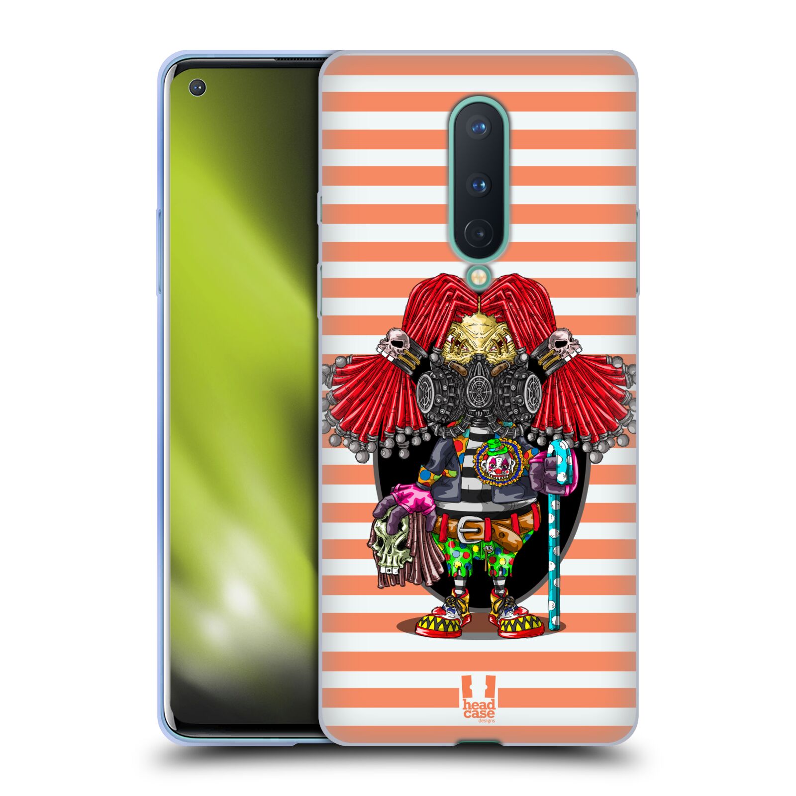 FUNDA HEAD CASE DESIGNS CON DIBUJO DE GEL SUAVE PAYASO PARA TELÉFONOS GOOGLE ONEPLUS - Imagen 9 de 11