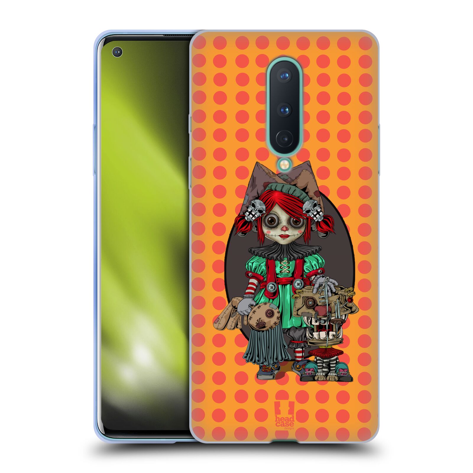 FUNDA HEAD CASE DESIGNS CON DIBUJO DE GEL SUAVE PAYASO PARA TELÉFONOS GOOGLE ONEPLUS - Imagen 10 de 11