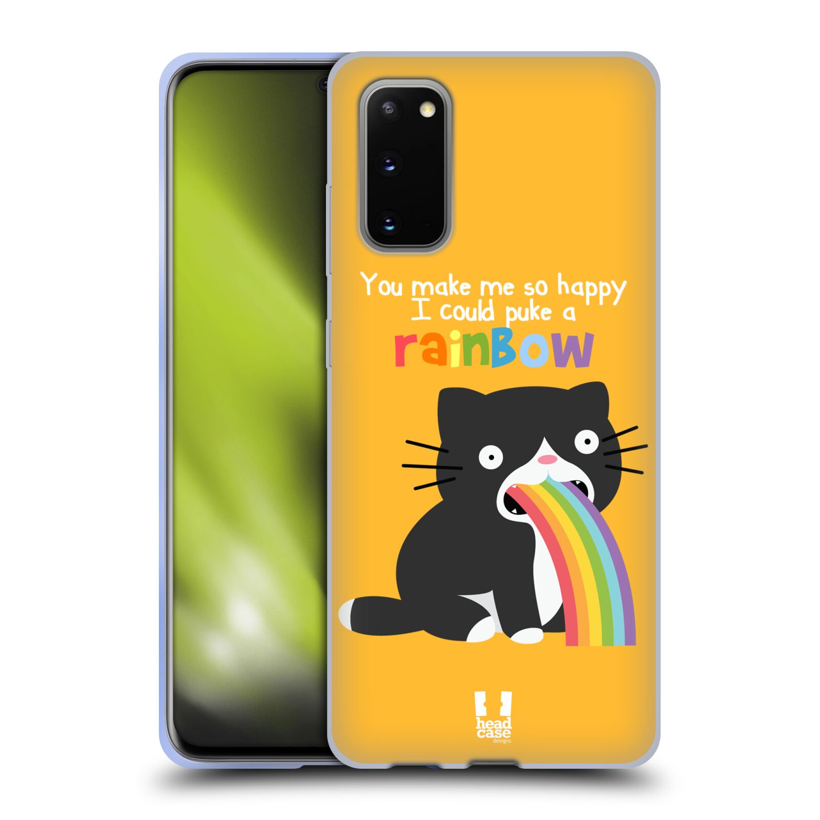 HEAD CASE DESIGNS RAINBOW PUKE SOFT GEL CASE FOR SAMSUNG PHONES 1 - Picture 8 of 10