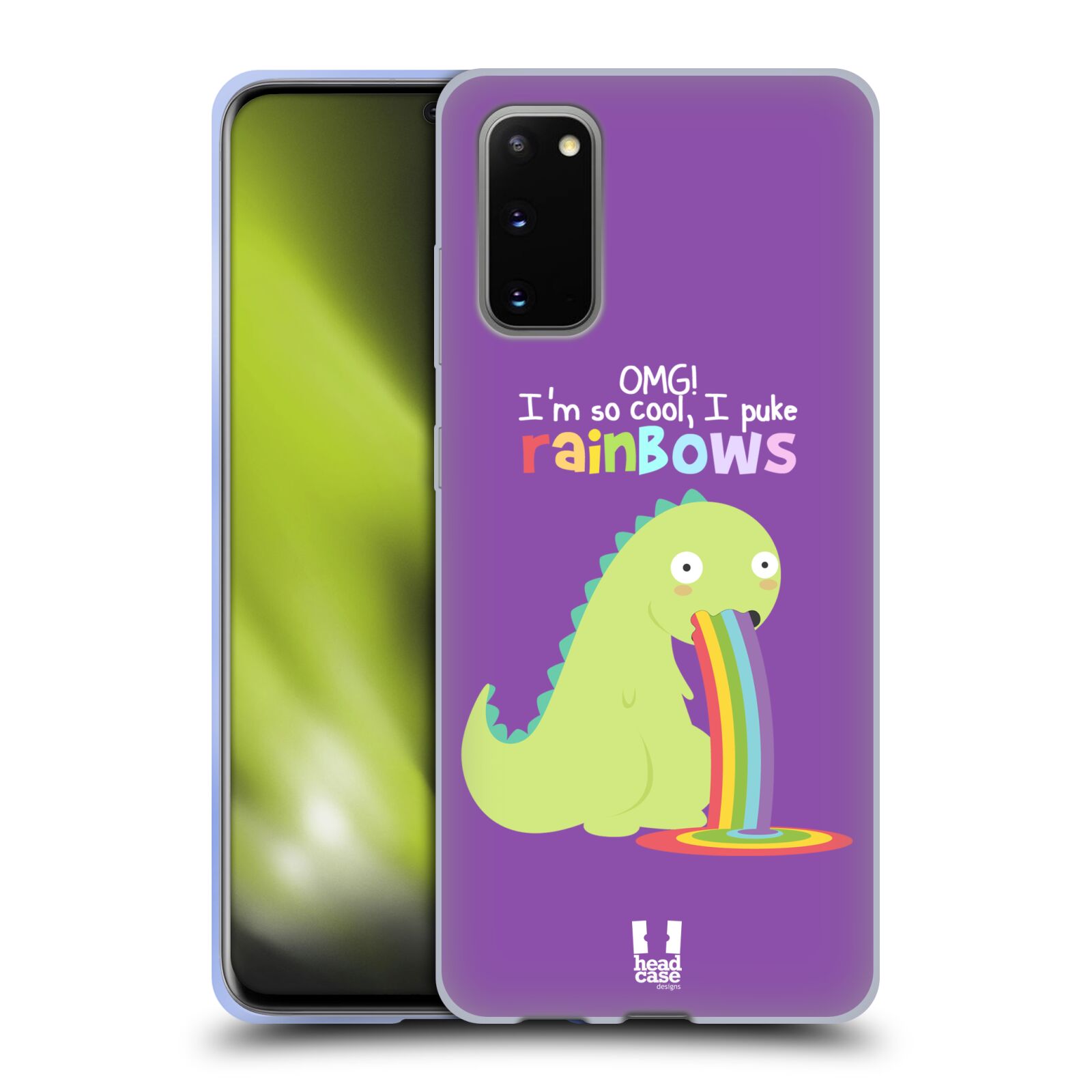 HEAD CASE DESIGNS RAINBOW PUKE SOFT GEL CASE FOR SAMSUNG PHONES 1 - Picture 9 of 10