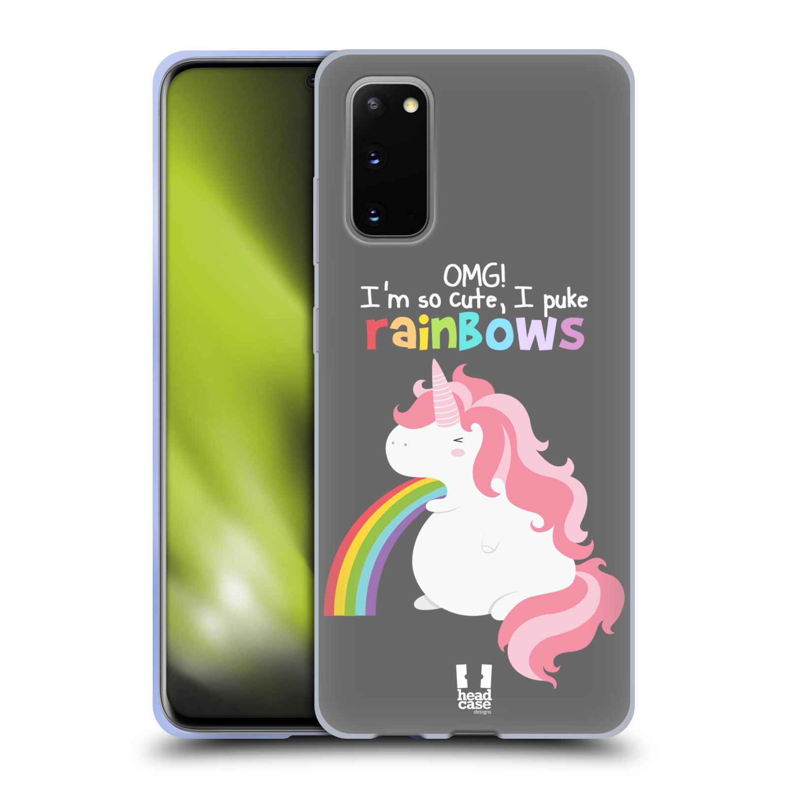 HEAD CASE DESIGNS RAINBOW PUKE SOFT GEL CASE FOR SAMSUNG PHONES 1 - Picture 10 of 10