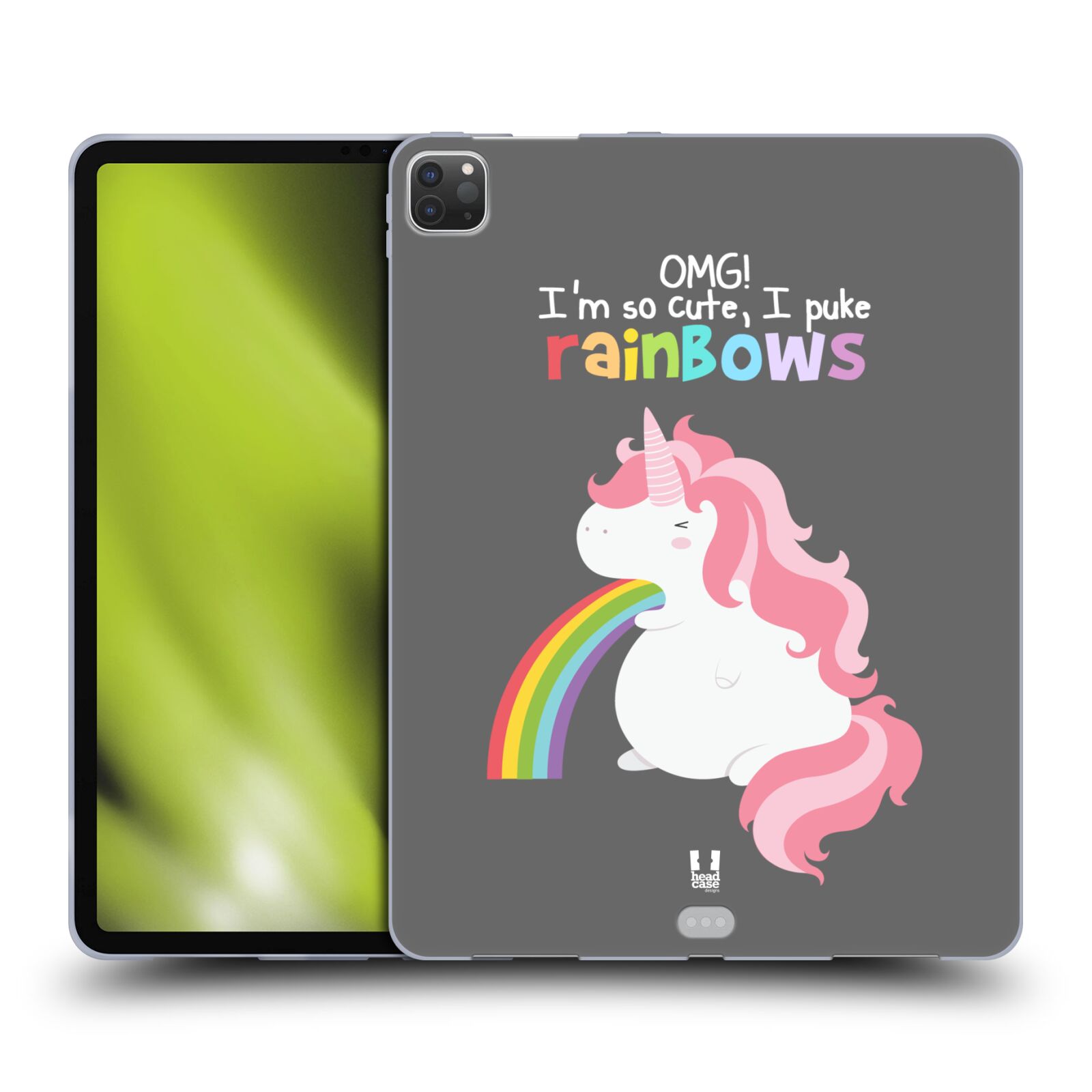 HEAD CASE DESIGNS RAINBOW PUKE SOFT GEL CASE FOR APPLE SAMSUNG KINDLE - Picture 8 of 8