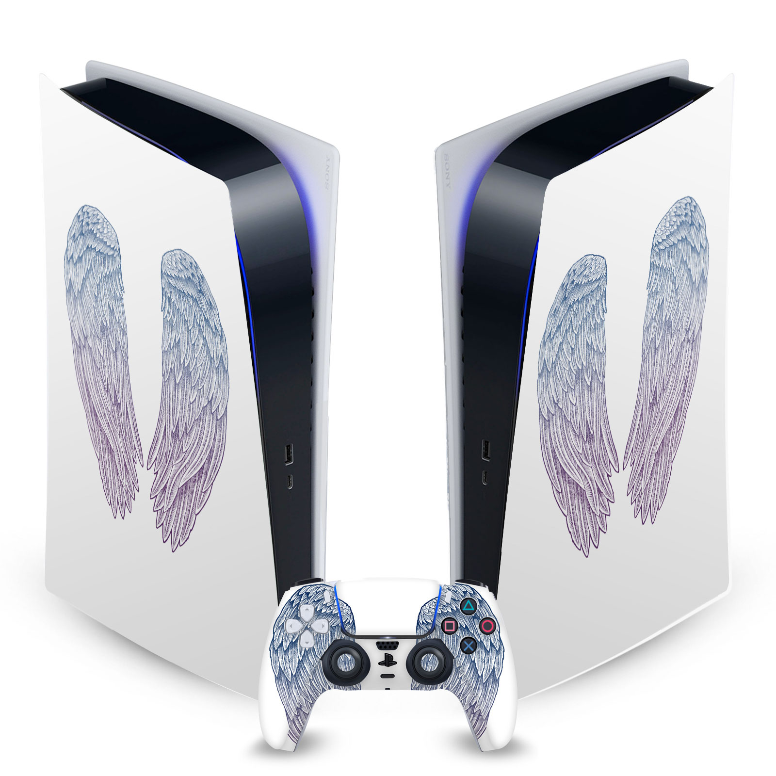 OFFICIAL RACHEL CALDWELL ART MIX VINYL SKIN FOR SONY PS5 DIGITAL EDITION BUNDLE