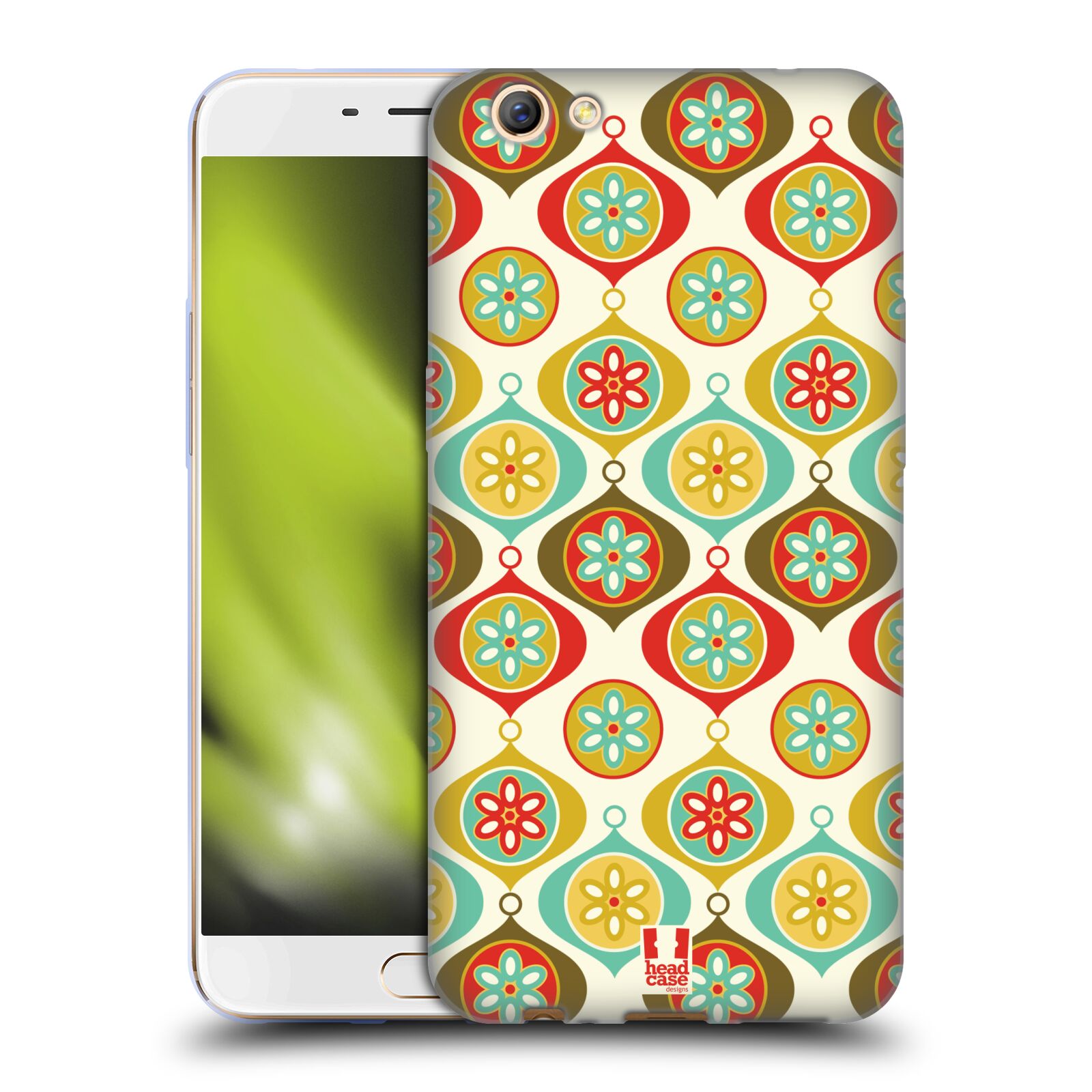 FUNDA HEAD CASE DESIGNS RETRO DE GEL SUAVE NAVIDAD PARA TELÉFONOS OPPO - Imagen 10 de 12