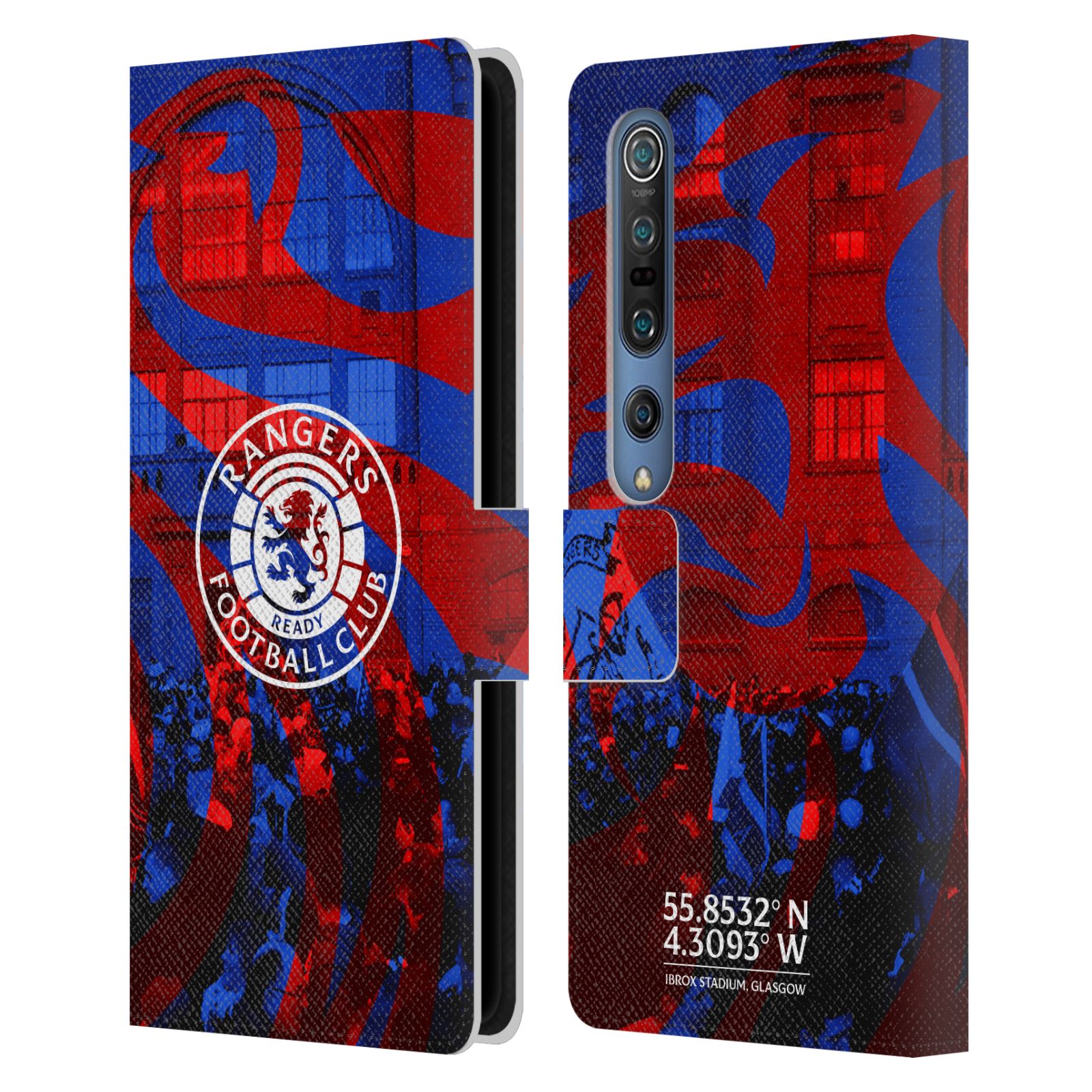 OFFICIAL RANGERS FC CREST LEATHER BOOK WALLET CASE COVER FOR XIAOMI PHONES - 第 10/17 張圖片