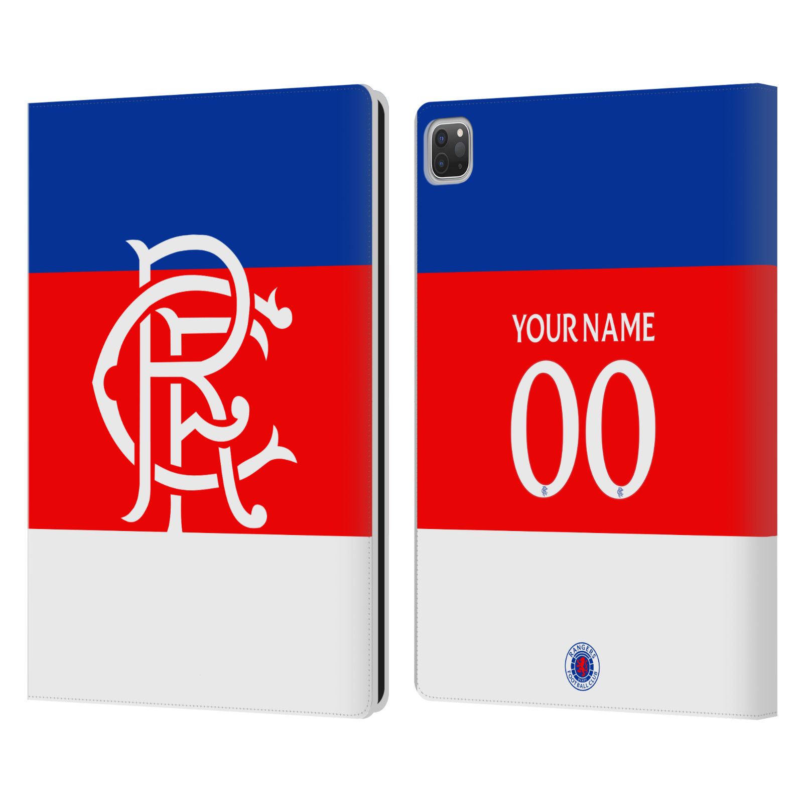 CUSTOM RANGERS FC 2025/26 KIT LEATHER BOOK WALLET CASE FOR APPLE iPAD - 第 7/9 張圖片