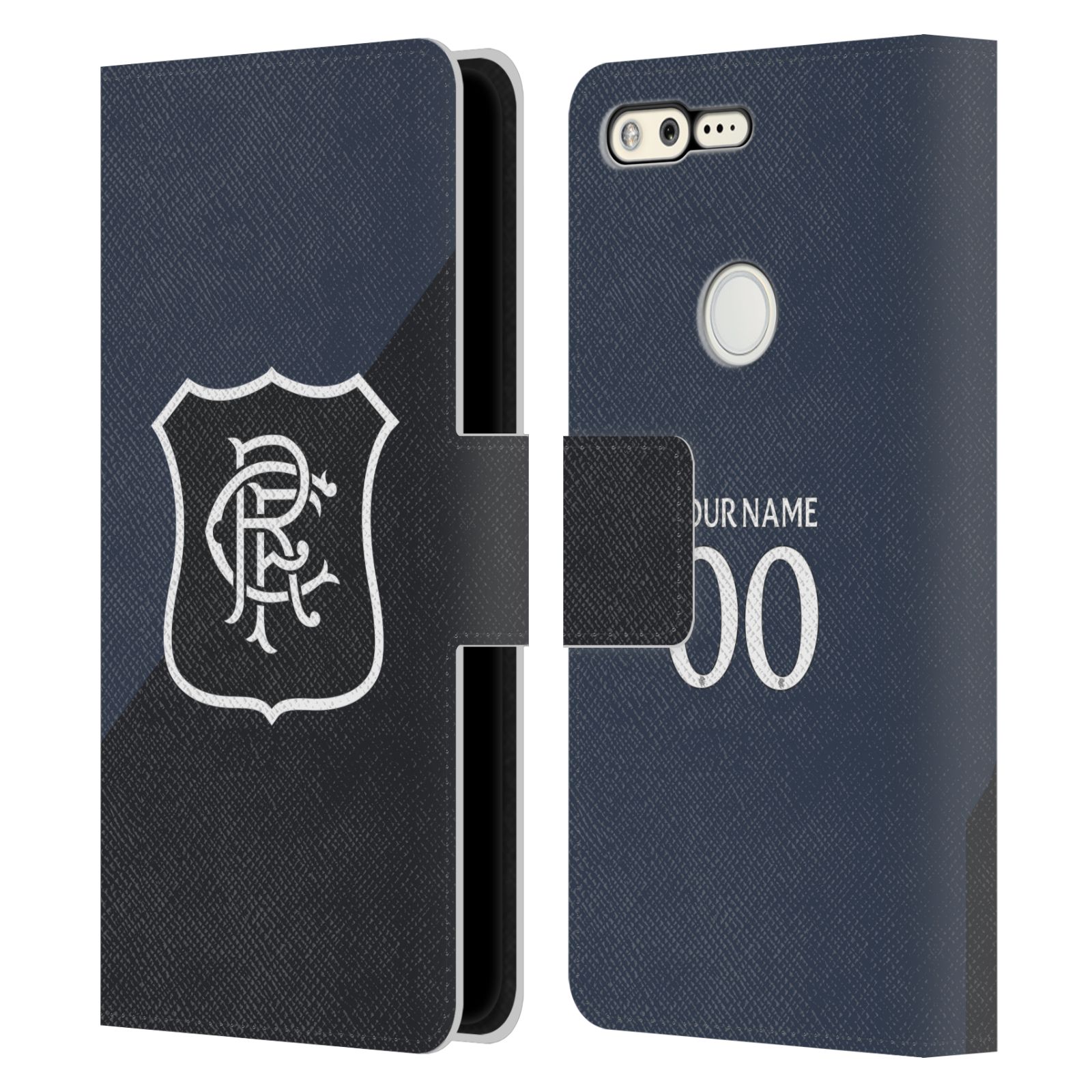CUSTOM RANGERS FC 2025/26 KIT LEATHER BOOK WALLET CASE FOR GOOGLE PHONES - Picture 9 of 9