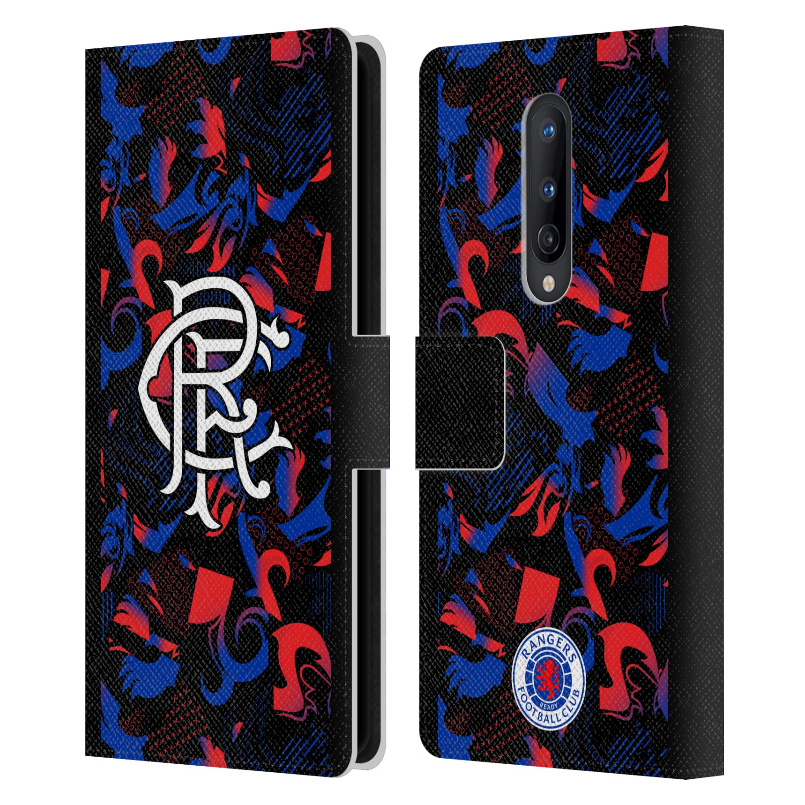 OFFICIAL RANGERS FC 2024/25 KIT LEATHER BOOK WALLET CASE FOR ONEPLUS PHONES - Picture 9 of 10