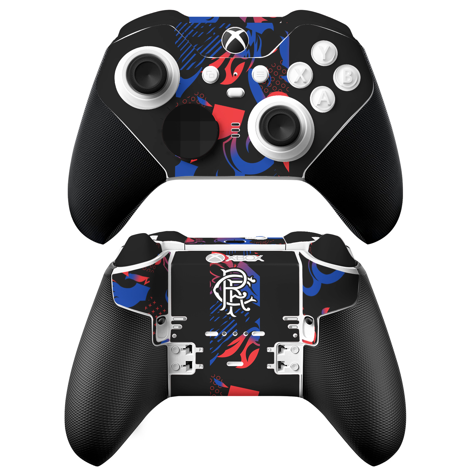 OFFIZIELLES RANGERS FC 2024/25 KIT VINYL SKIN FÜR XBOX SERIES X & S ELITE SERIES 2 - Bild 8 von 8