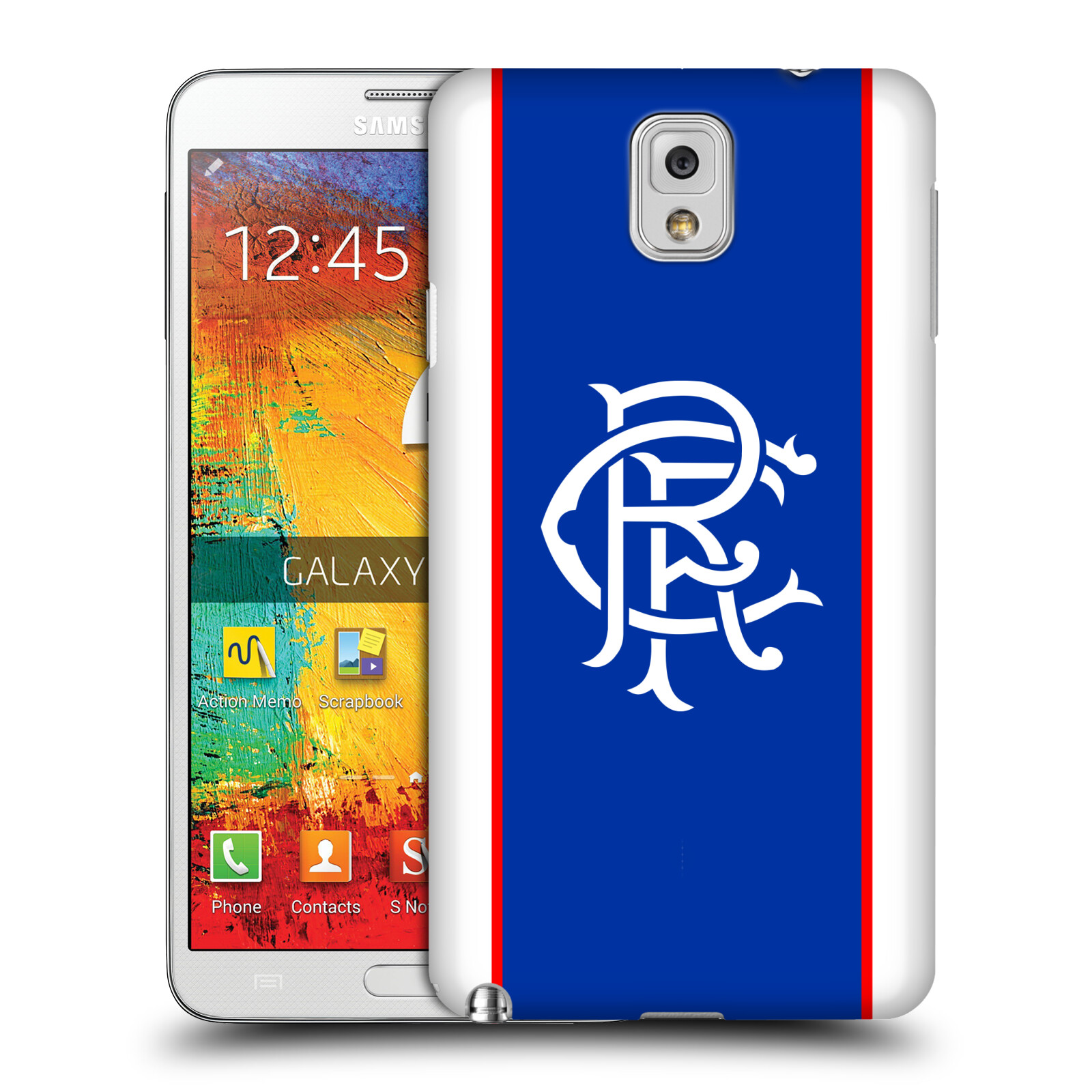 KIT UFFICIALE RANGERS FC 2025/26 CUSTODIA RIGIDA POSTERIORE PER TELEFONI SAMSUNG 2 - Foto 8 di 8