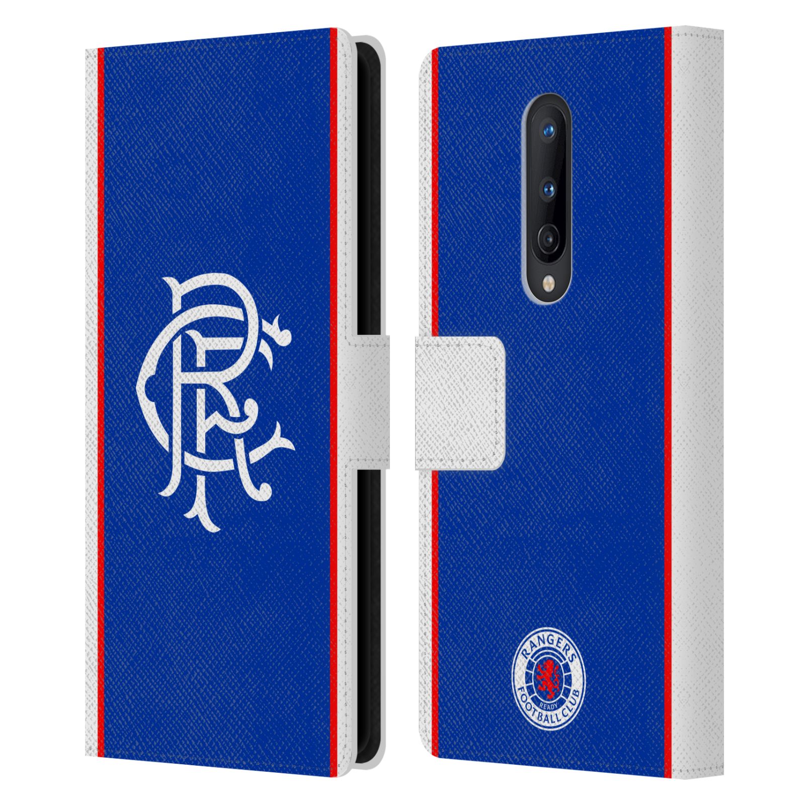 OFFICIAL RANGERS FC 2025/26 KIT LEATHER BOOK WALLET CASE FOR ONEPLUS PHONES - Picture 7 of 7