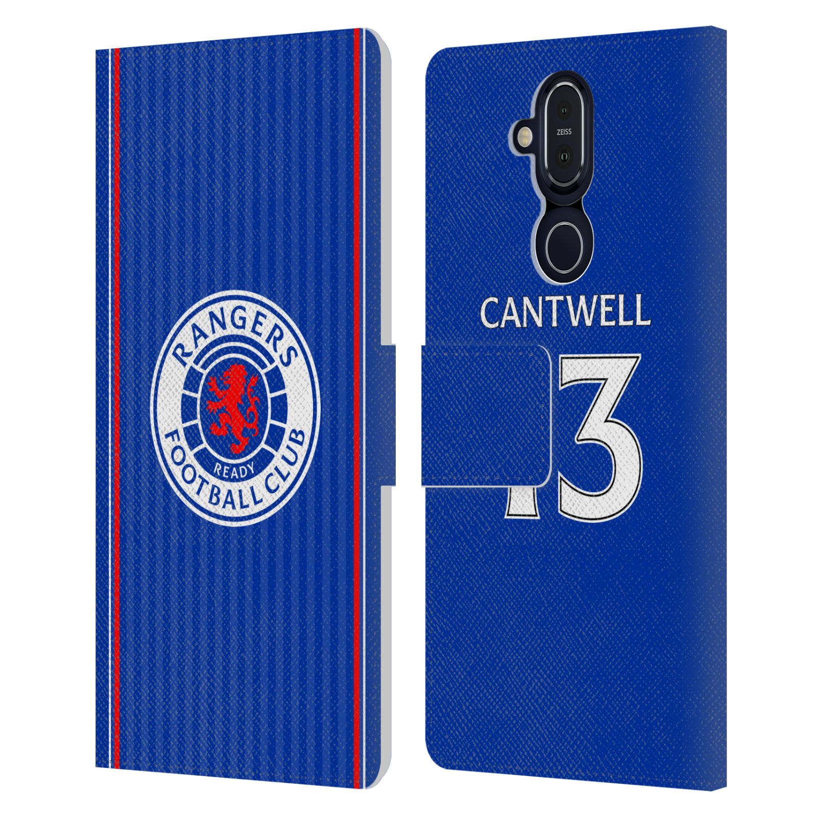 OFFICIAL RANGERS FC 2023/24 PLAYERS HOME KIT LEATHER BOOK CASE FOR NOKIA PHONES - Picture 11 of 11