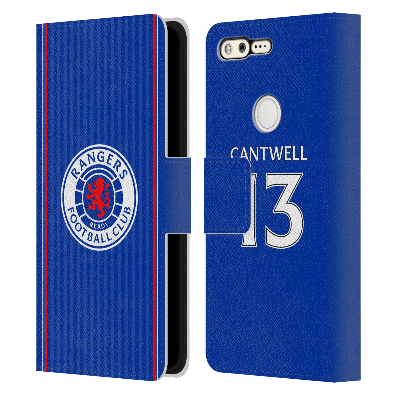 OFFICIAL RANGERS FC 2023/24 PLAYERS HOME KIT LEATHER BOOK CASE FOR GOOGLE PHONES - Picture 11 of 11
