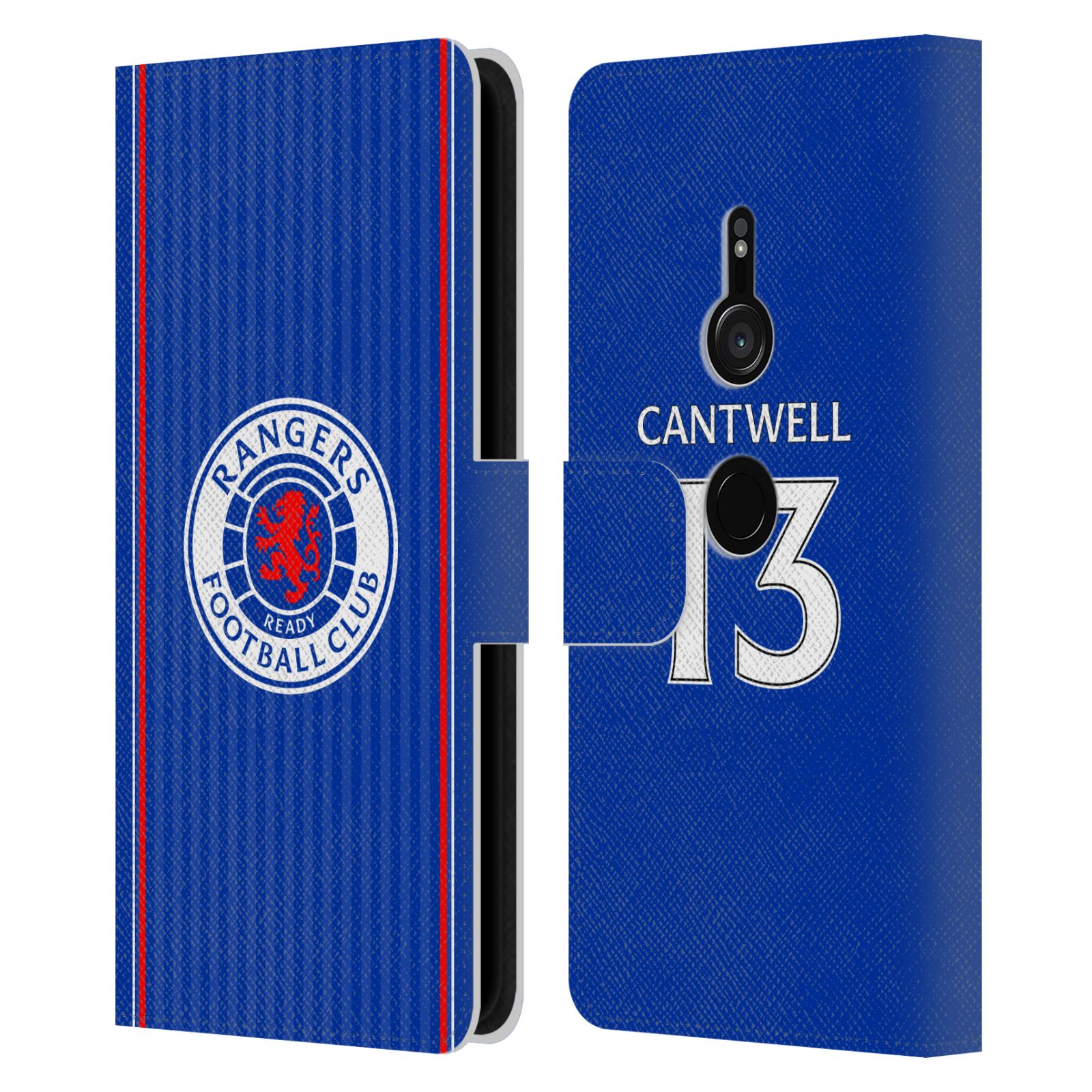 OFFICIAL RANGERS FC 2023/24 PLAYERS HOME KIT LEATHER BOOK CASE FOR SONY PHONES 1 - 第 11/11 張圖片