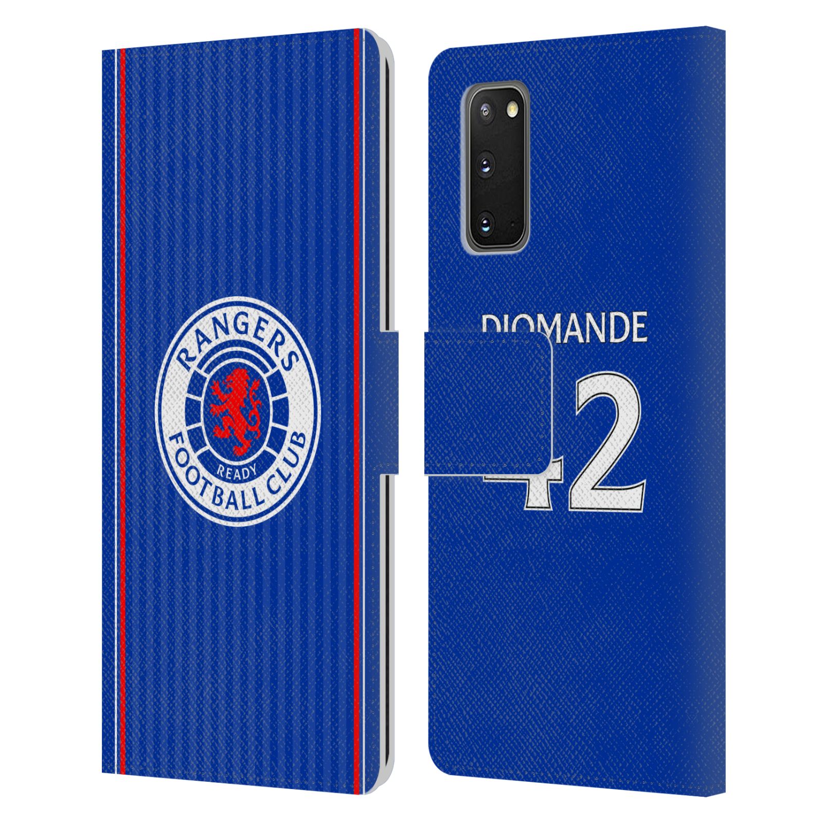 RANGERS FC 2023/24 PLAYERS HOME KIT LEATHER BOOK CASE FOR SAMSUNG PHONES 2 - Picture 10 of 11