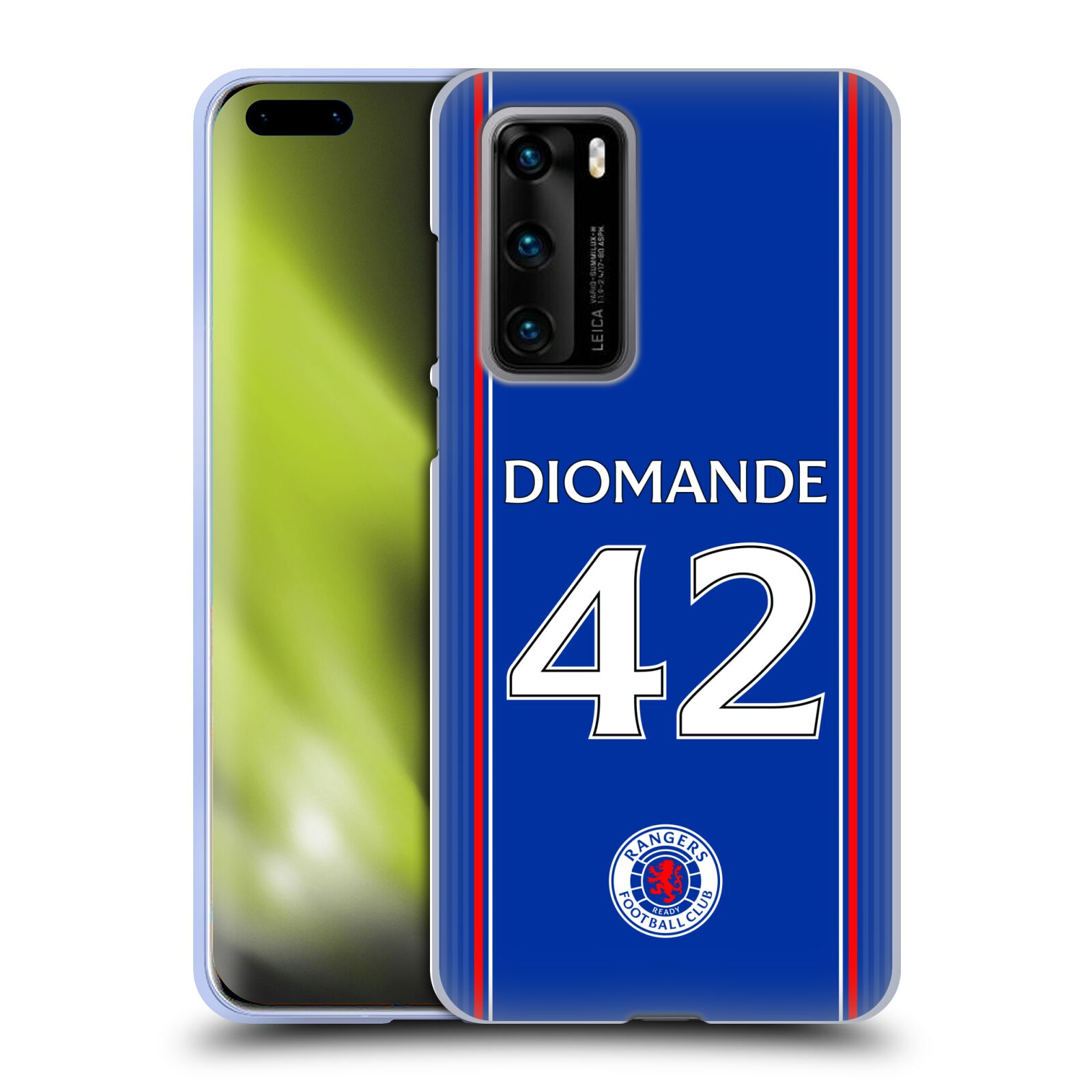 OFFICIAL RANGERS FC 2023/24 PLAYERS HOME KIT SOFT GEL CASE FOR HUAWEI PHONES 4