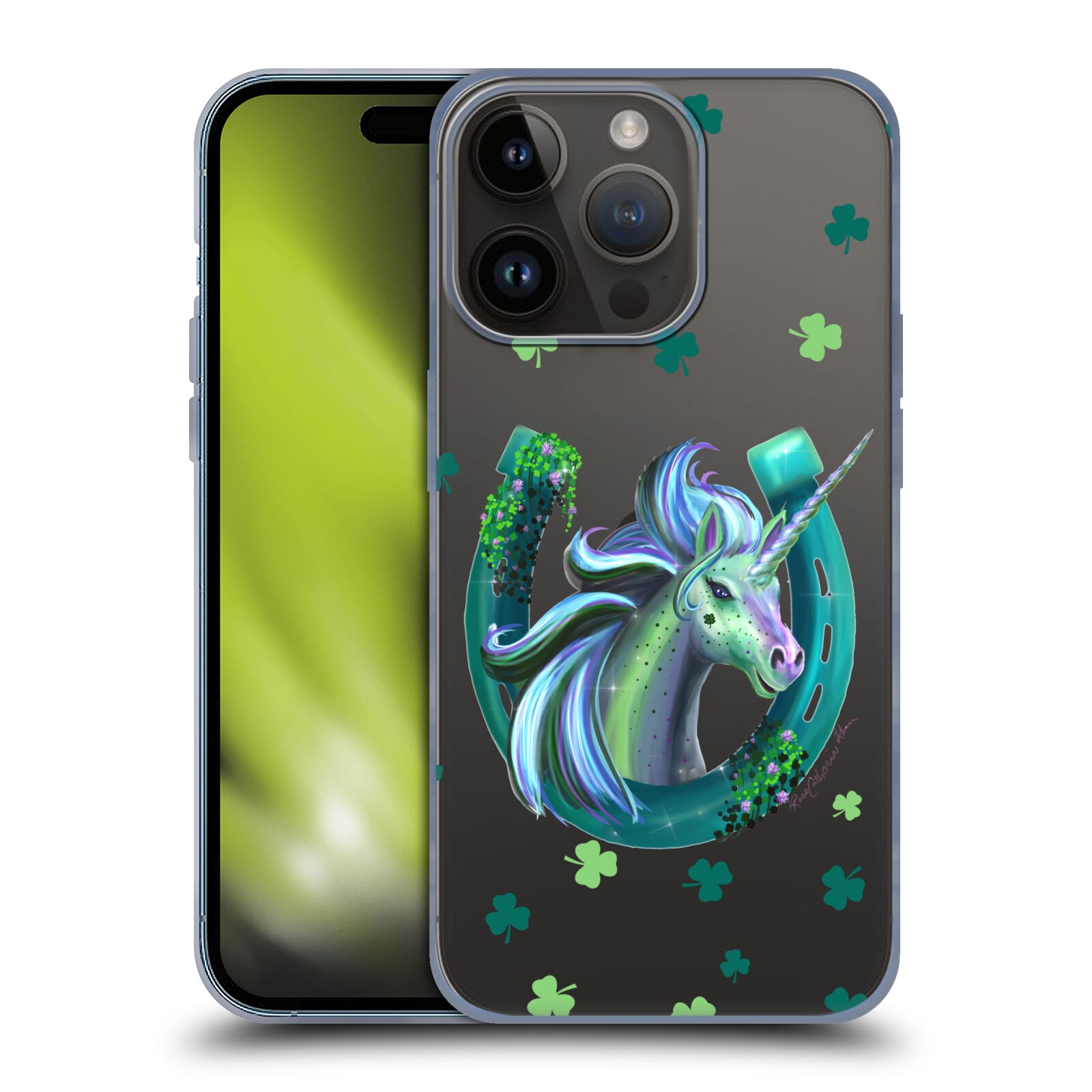 ROSE KHAN UNICORN HORSESHOE SOFT GEL CASE FOR APPLE iPHONE PHONES - Picture 8 of 11