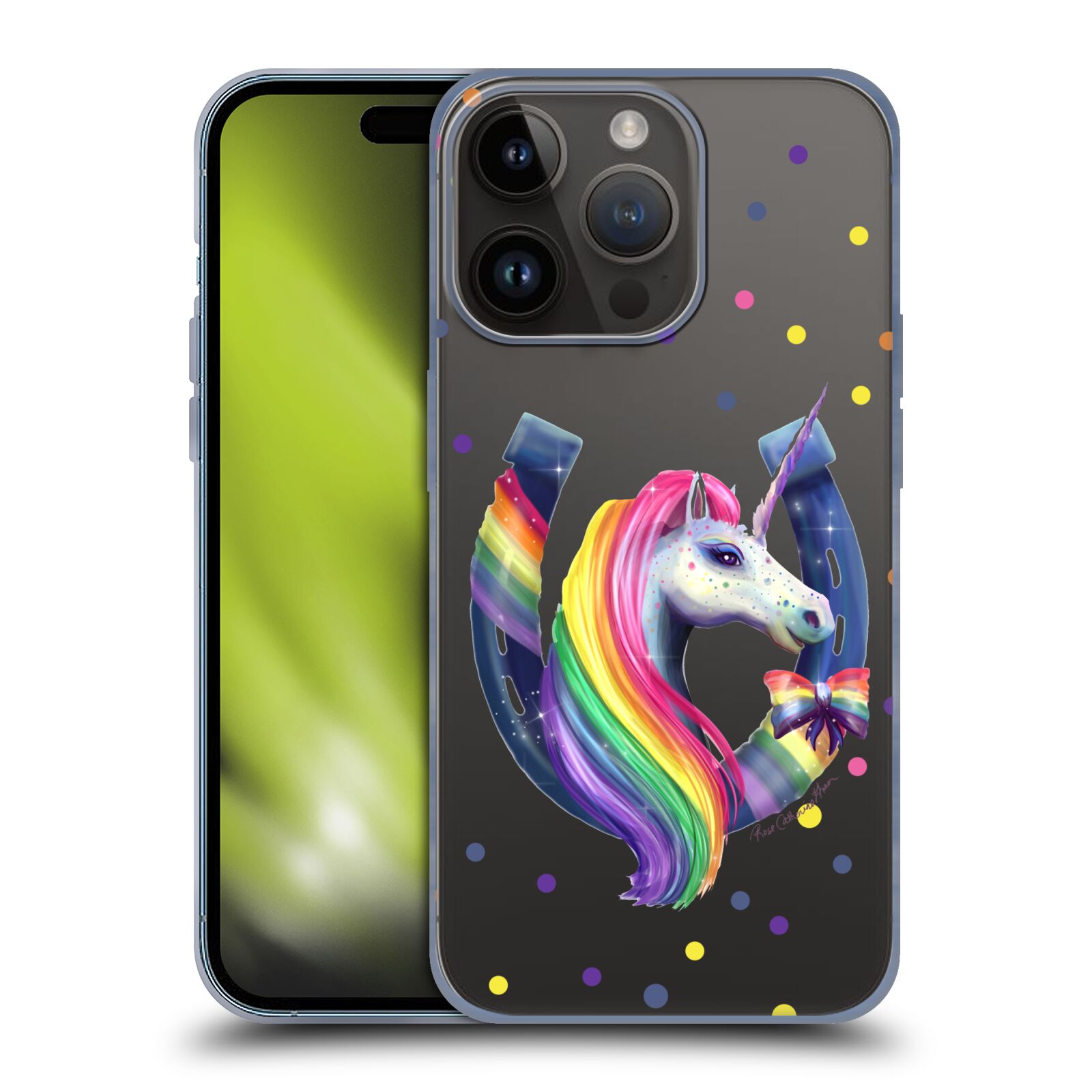 ROSE KHAN UNICORN HORSESHOE SOFT GEL CASE FOR APPLE iPHONE PHONES - Picture 10 of 11