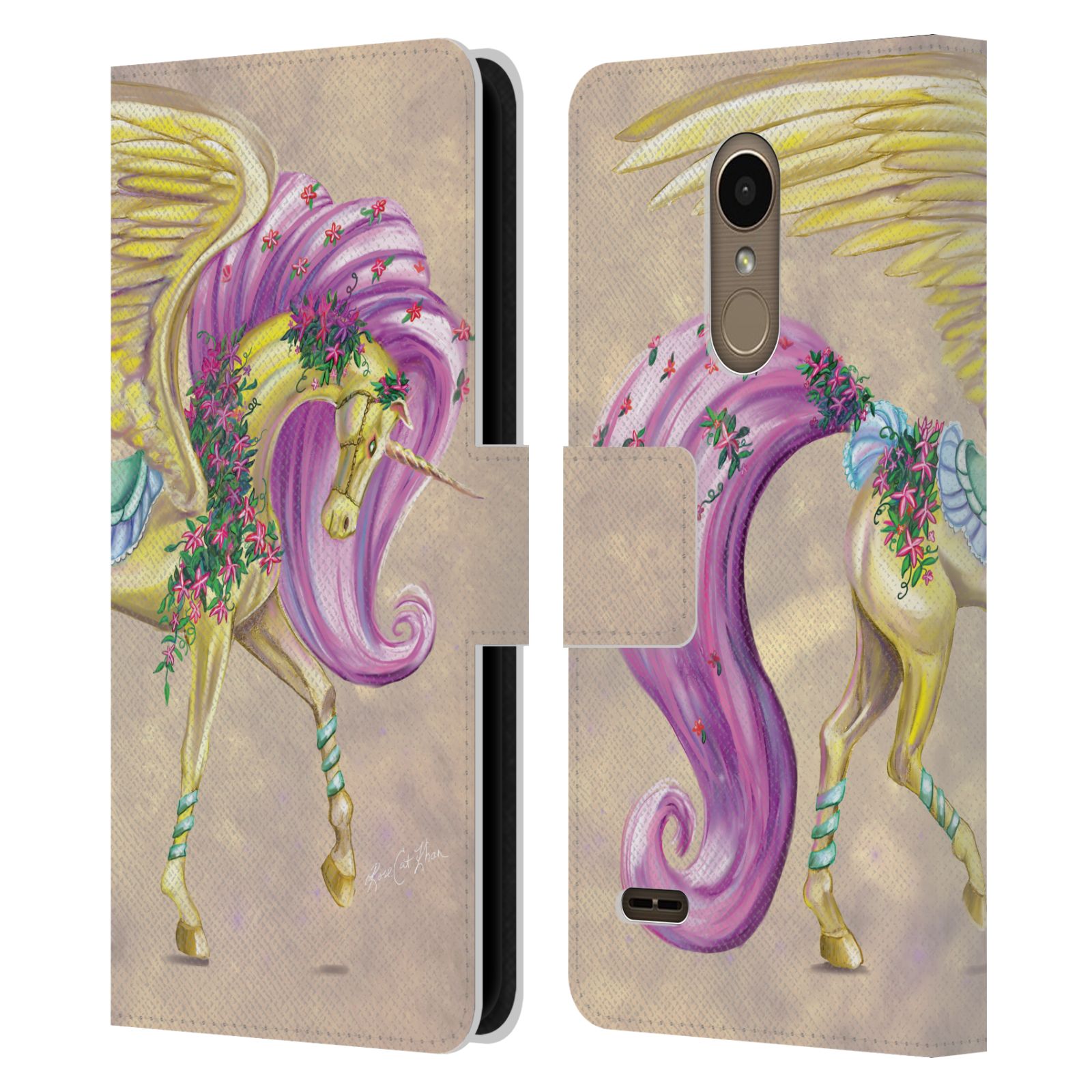 OFFICIAL ROSE KHAN UNICORNS LEATHER BOOK WALLET CASE COVER FOR LG PHONES 1 - Picture 7 of 7
