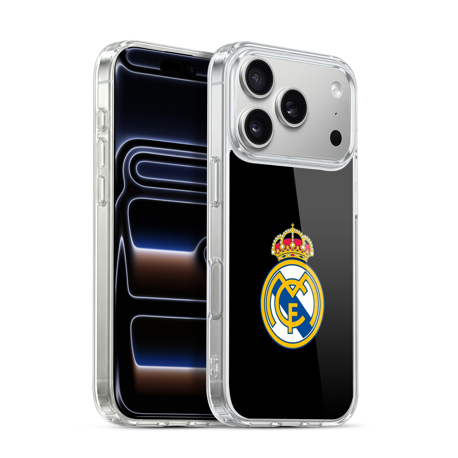 Plain Logo Black Hybrid MagSafe Case for iPhone 17 Pro