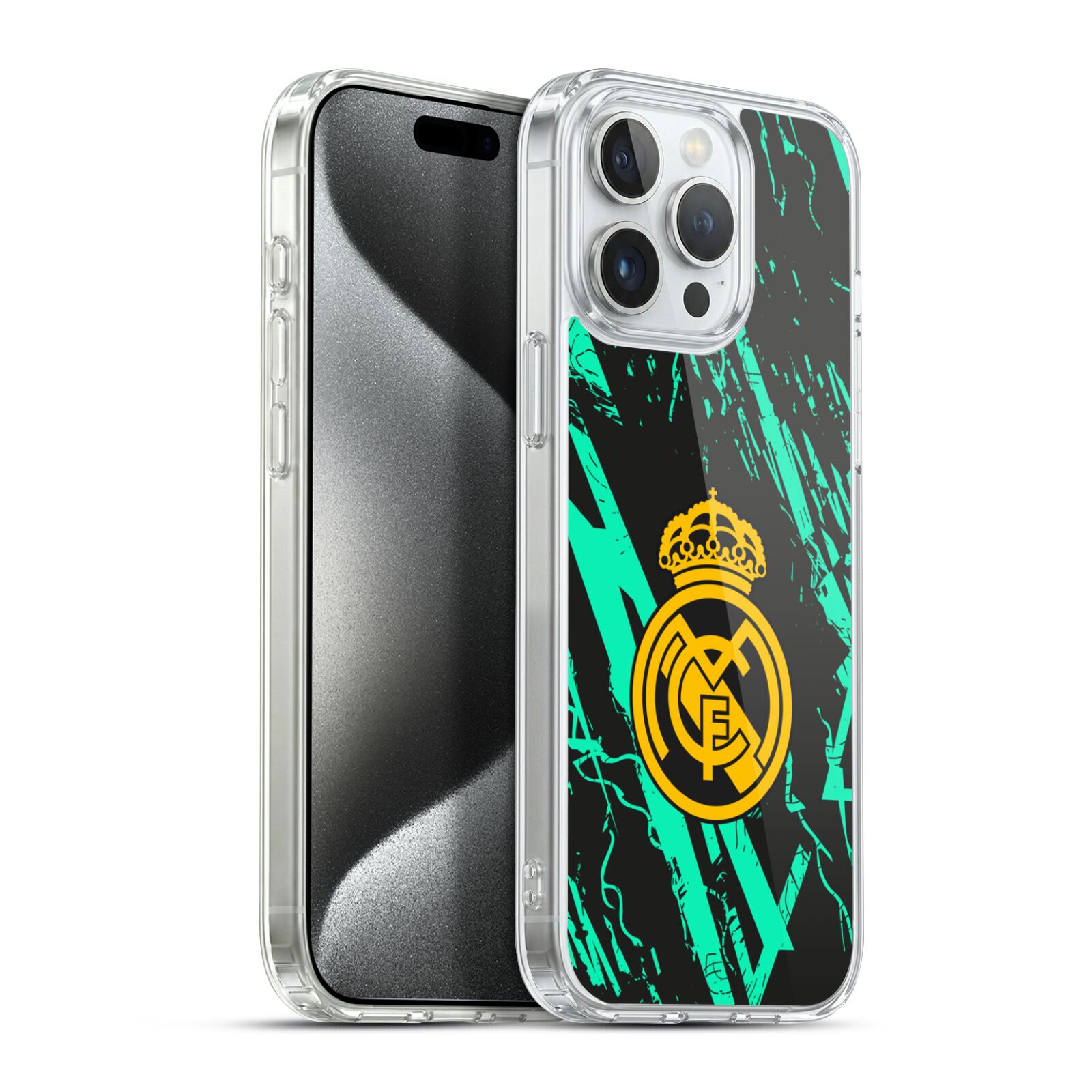 Green Gold Hybrid MagSafe Case for iPhone 15 Pro Max