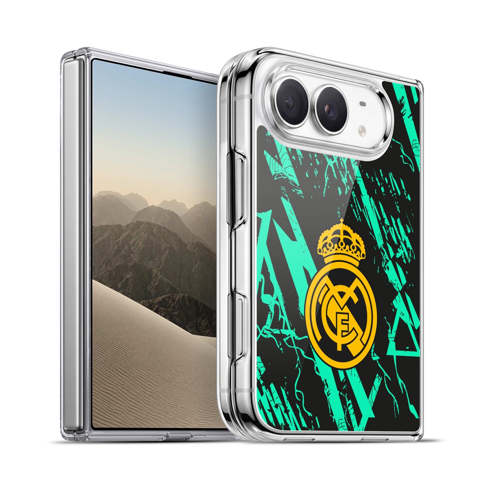 Green Gold Hybrid MagSafe Case for iPhone Duo