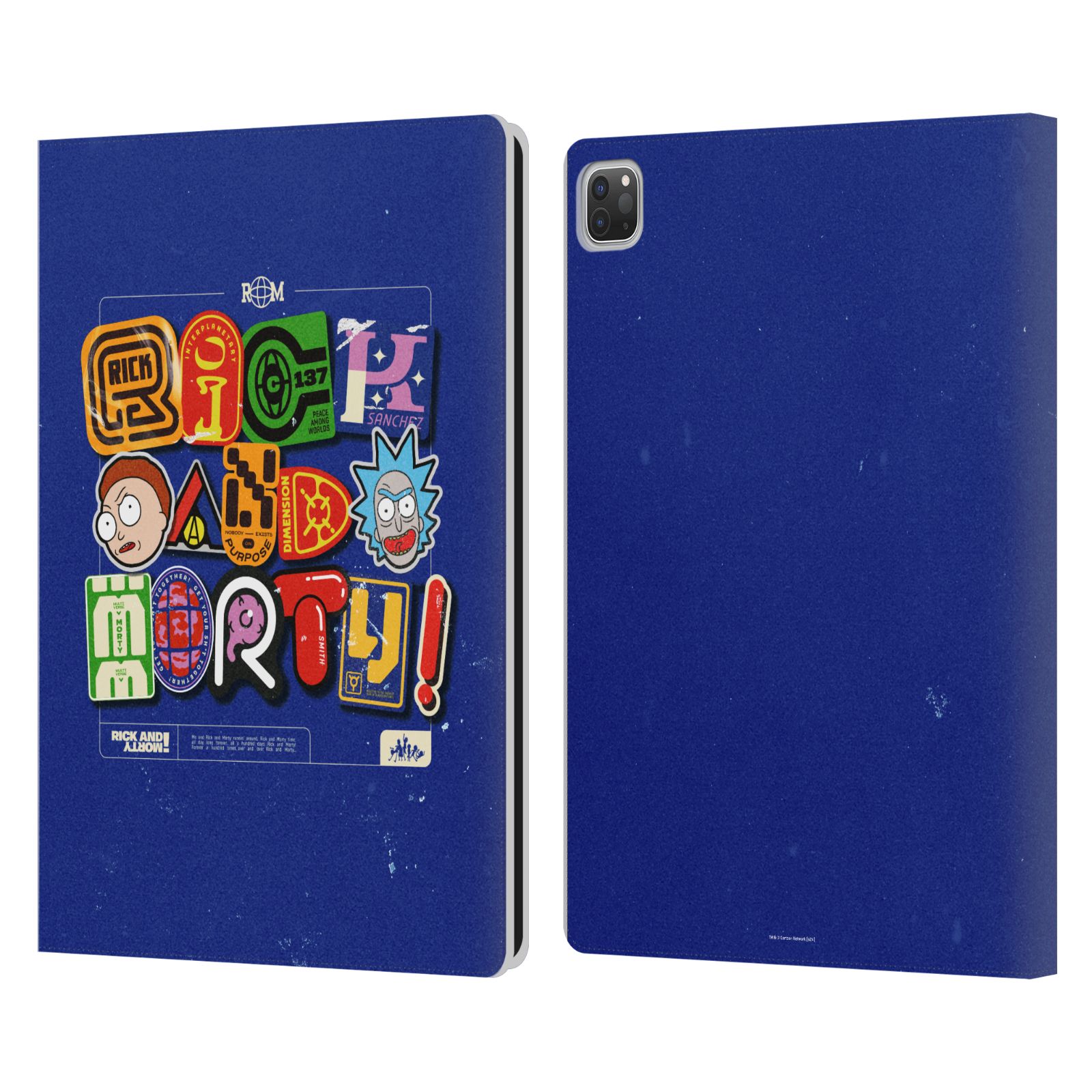 OFFICIAL RICK AND MORTY DUO GRAPHICS LEATHER BOOK WALLET CASE FOR APPLE iPAD - Picture 10 of 11