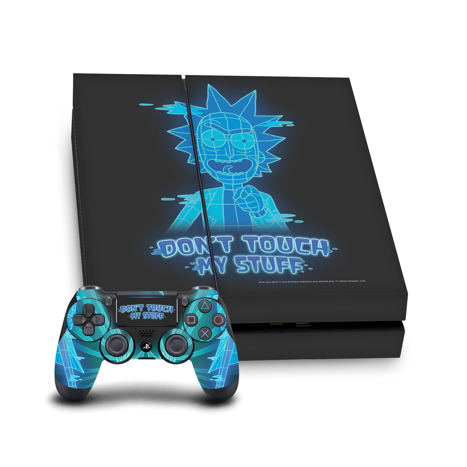 OFFICIAL RICK AND MORTY GRAPHICS VINYL SKIN FOR SONY PS4 CONSOLE & CONTROLLER