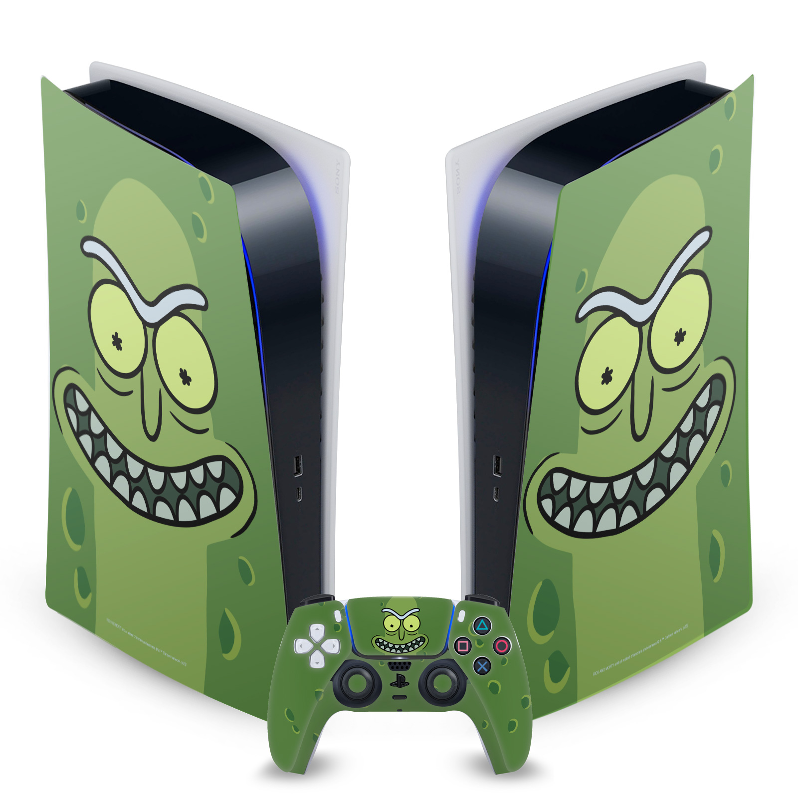 OFFICIAL RICK AND MORTY GRAPHICS VINYL SKIN FOR SONY PS5 DIGITAL EDITION BUNDLE