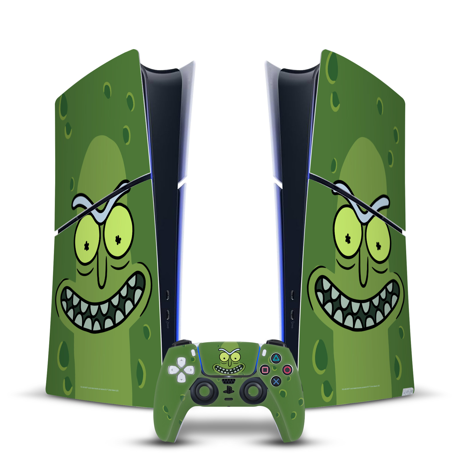 RICK AND MORTY GRAPHICS VINYL SKIN FOR PS5 SLIM DIGITAL CONSOLE & CONTROLLER