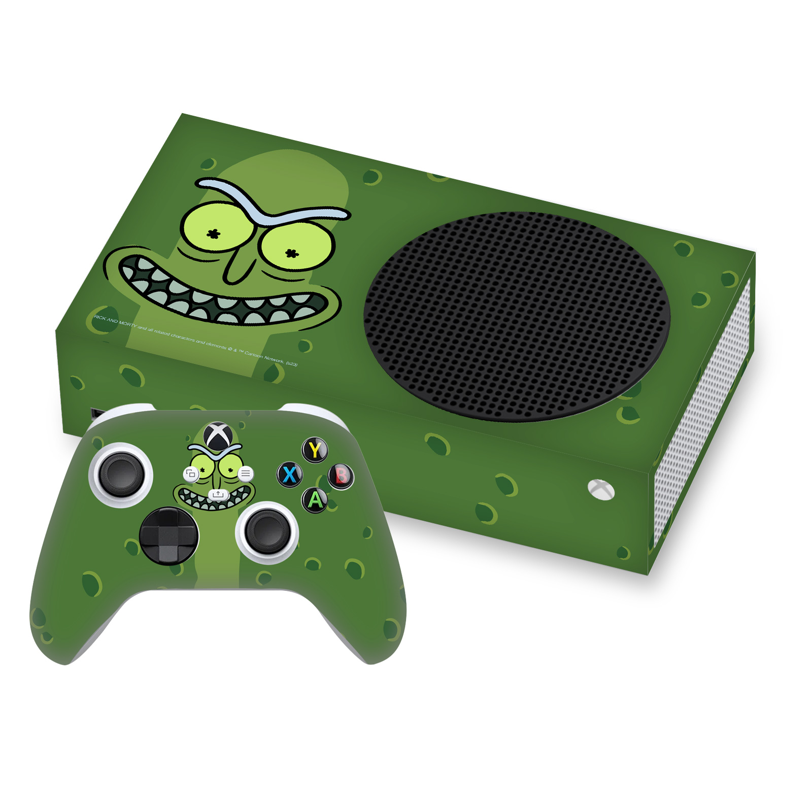 OFFICIAL RICK AND MORTY GRAPHICS VINYL SKIN FOR SERIES S CONSOLE & CONTROLLER