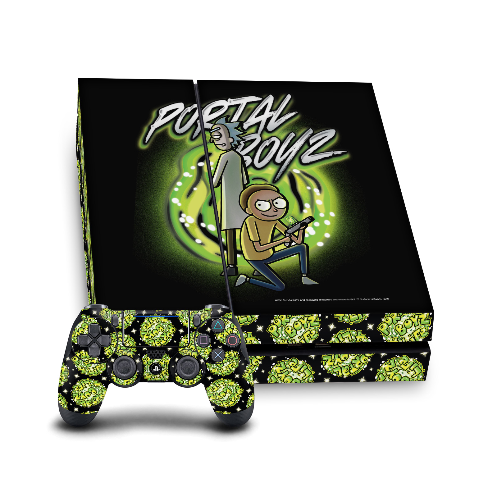 OFFICIAL RICK AND MORTY GRAPHICS VINYL SKIN FOR SONY PS4 CONSOLE & CONTROLLER