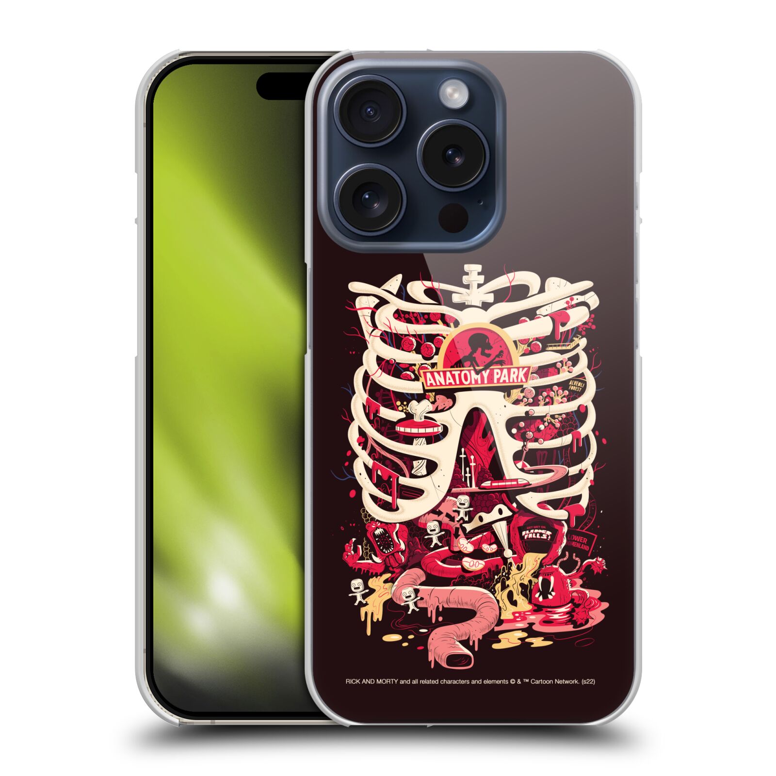 OFFICIAL RICK AND MORTY SEASON 1 & 2 GRAPHICS BACK CASE FOR APPLE iPHONE PHONES