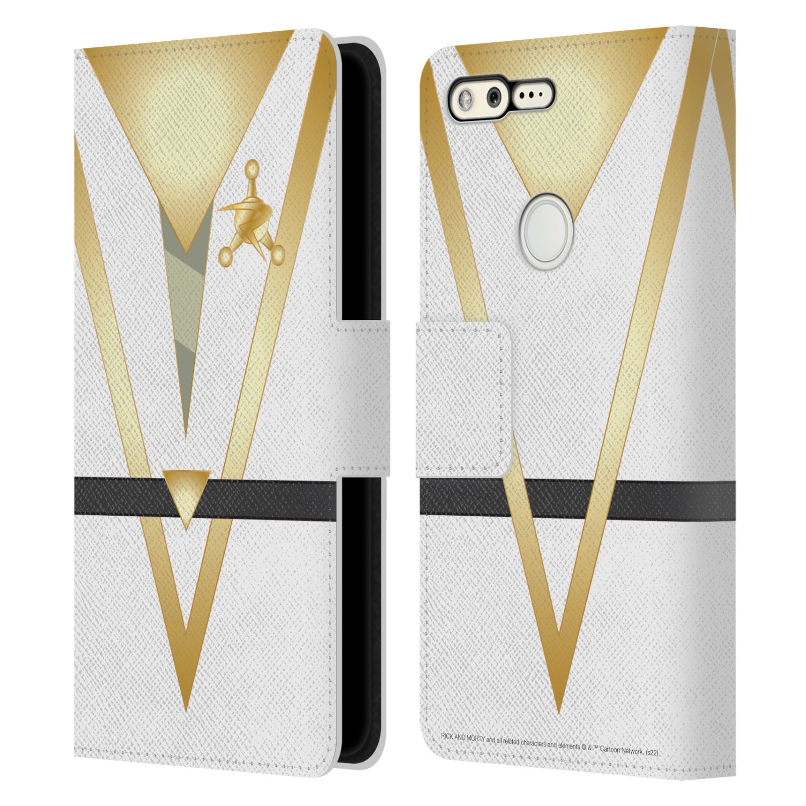 OFFICIAL RICK AND MORTY SEASON 3 GRAPHICS LEATHER BOOK CASE FOR GOOGLE PHONES - Picture 8 of 13