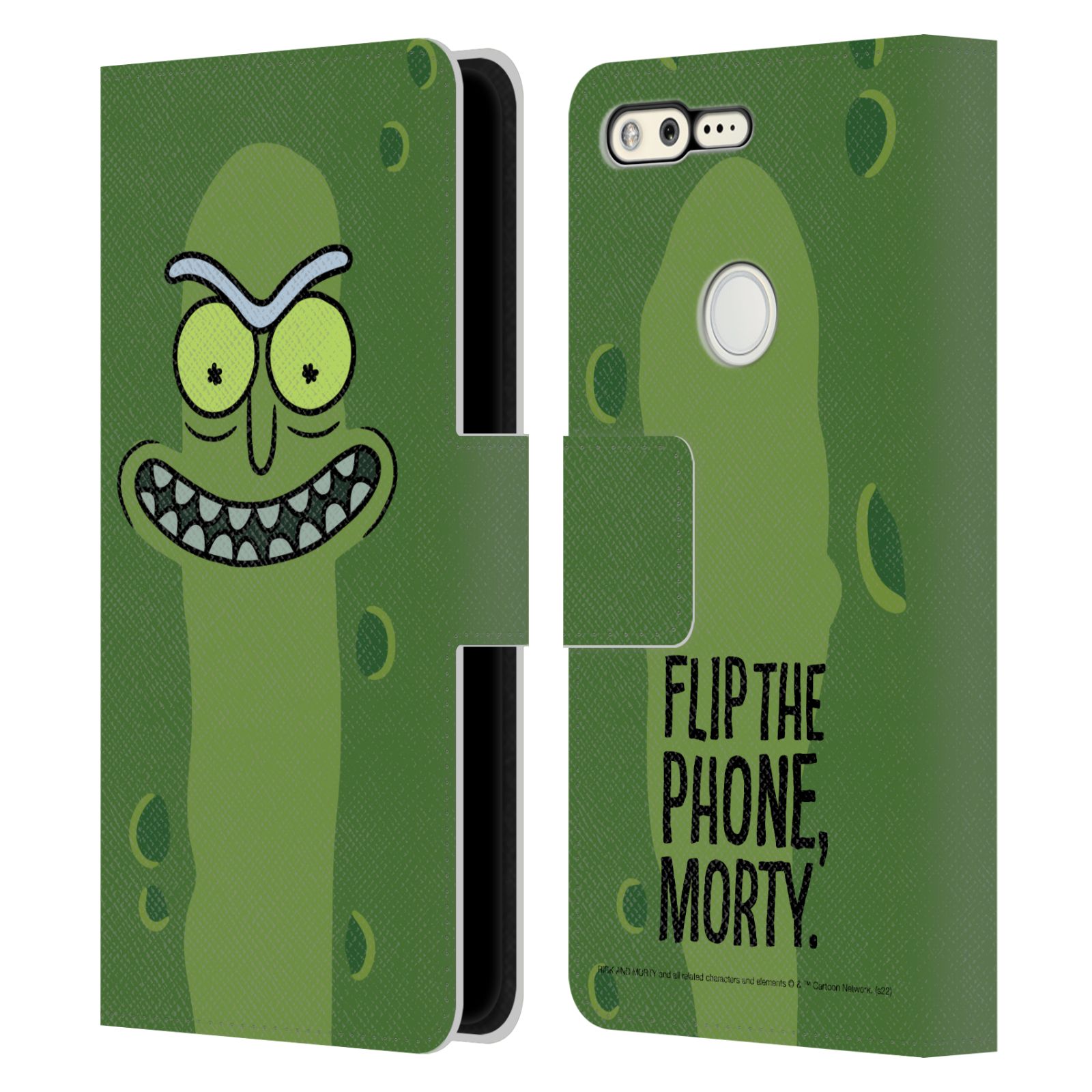 OFFICIAL RICK AND MORTY SEASON 3 GRAPHICS LEATHER BOOK CASE FOR GOOGLE PHONES - Picture 12 of 13