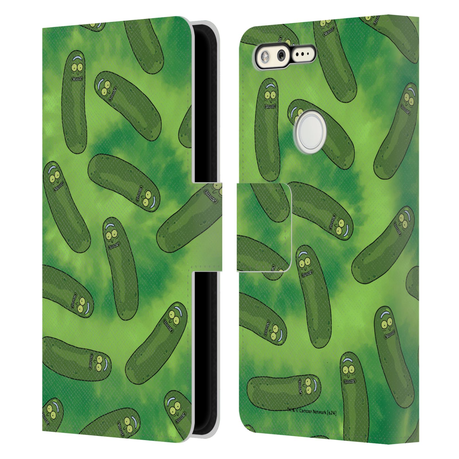 OFFICIAL RICK AND MORTY SEASON 3 GRAPHICS LEATHER BOOK CASE FOR GOOGLE PHONES - Picture 13 of 13