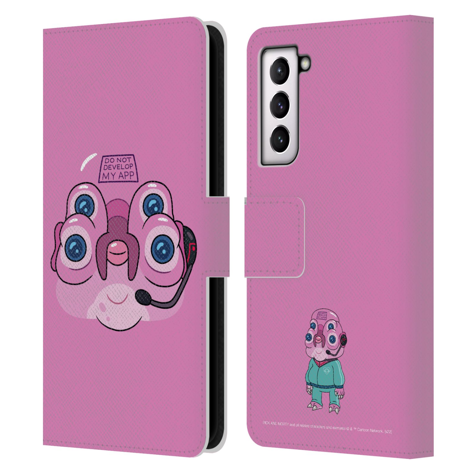 OFFICIAL RICK AND MORTY SEASON 4 GRAPHICS LEATHER BOOK CASE FOR SAMSUNG PHONES 4 - Picture 8 of 13