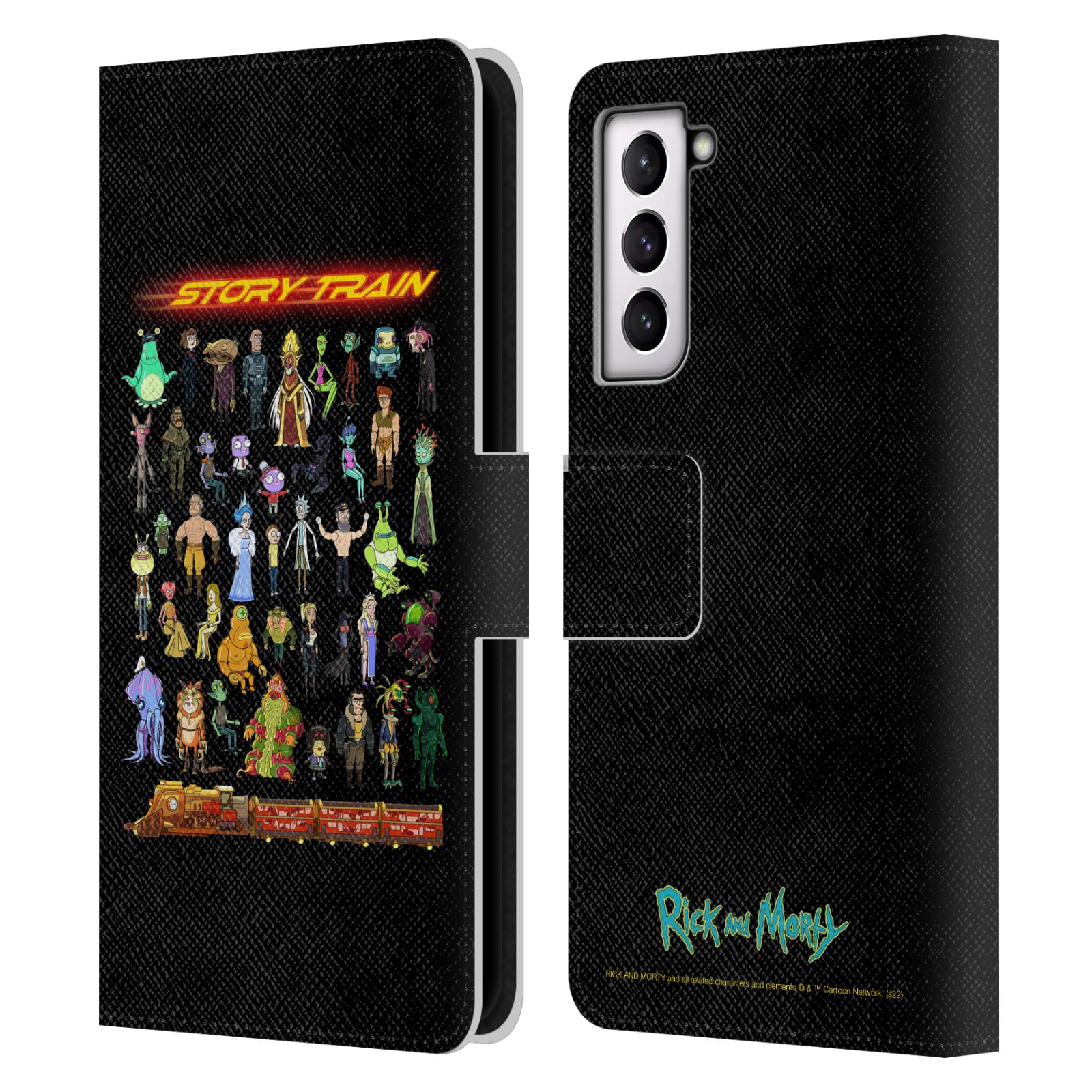 OFFICIAL RICK AND MORTY SEASON 4 GRAPHICS LEATHER BOOK CASE FOR SAMSUNG PHONES 4 - Picture 12 of 13