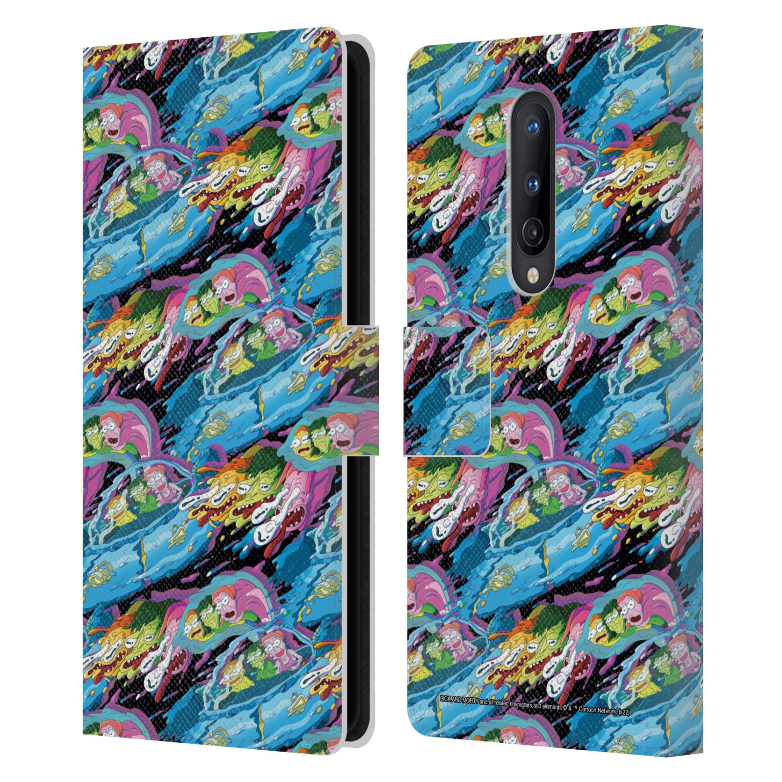 OFFICIAL RICK AND MORTY SEASON 5 GRAPHICS LEATHER BOOK CASE FOR ONEPLUS PHONES - Picture 10 of 11