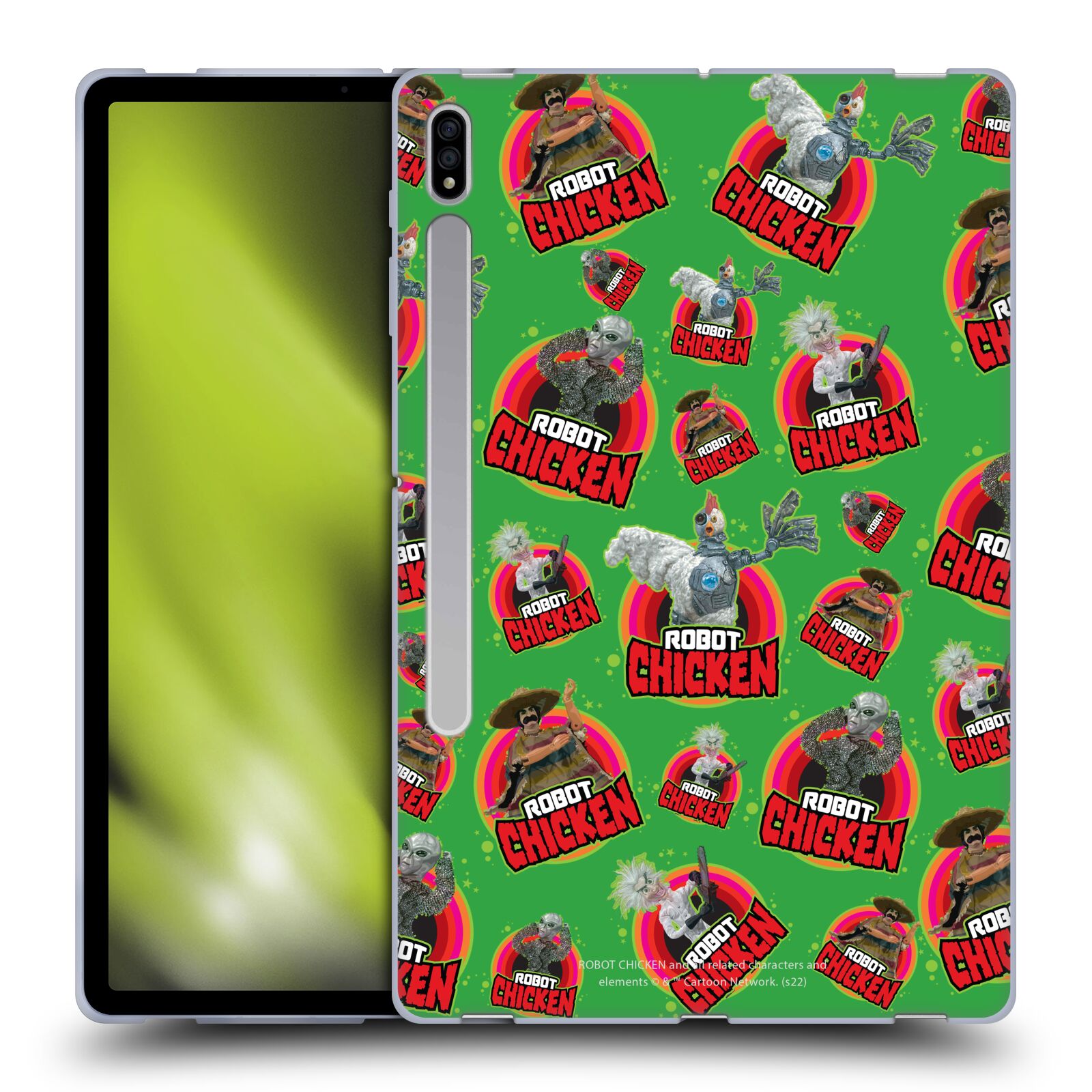 OFFICIAL ROBOT CHICKEN GRAPHICS SOFT GEL CASE FOR SAMSUNG TABLETS 1 - Picture 9 of 10