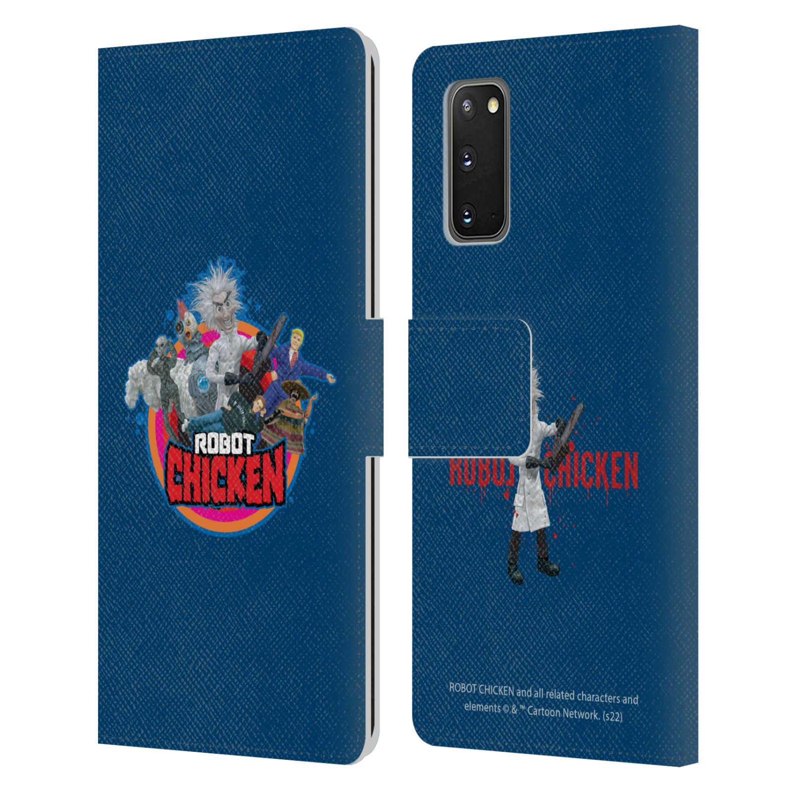 FUNDA BILLETERA OFICIAL ROBOT POLLO GRÁFICOS CUERO LIBRO PARA TELÉFONOS SAMSUNG 1 - Imagen 7 de 9